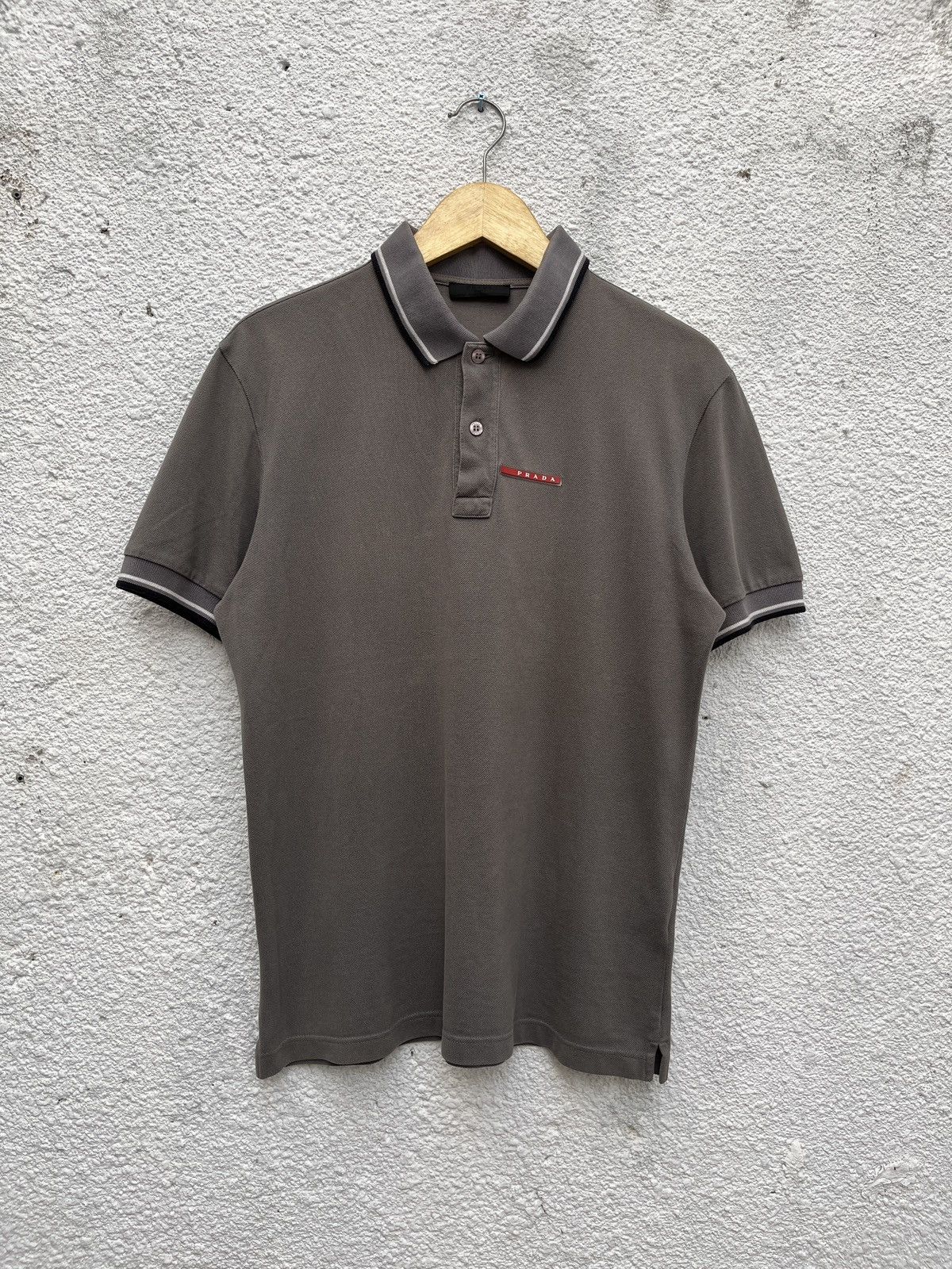 Prada Prada Sport Linea Rossa Polo Shirt Size US M / EU 48-50 / 2 - 1 Thumbnail