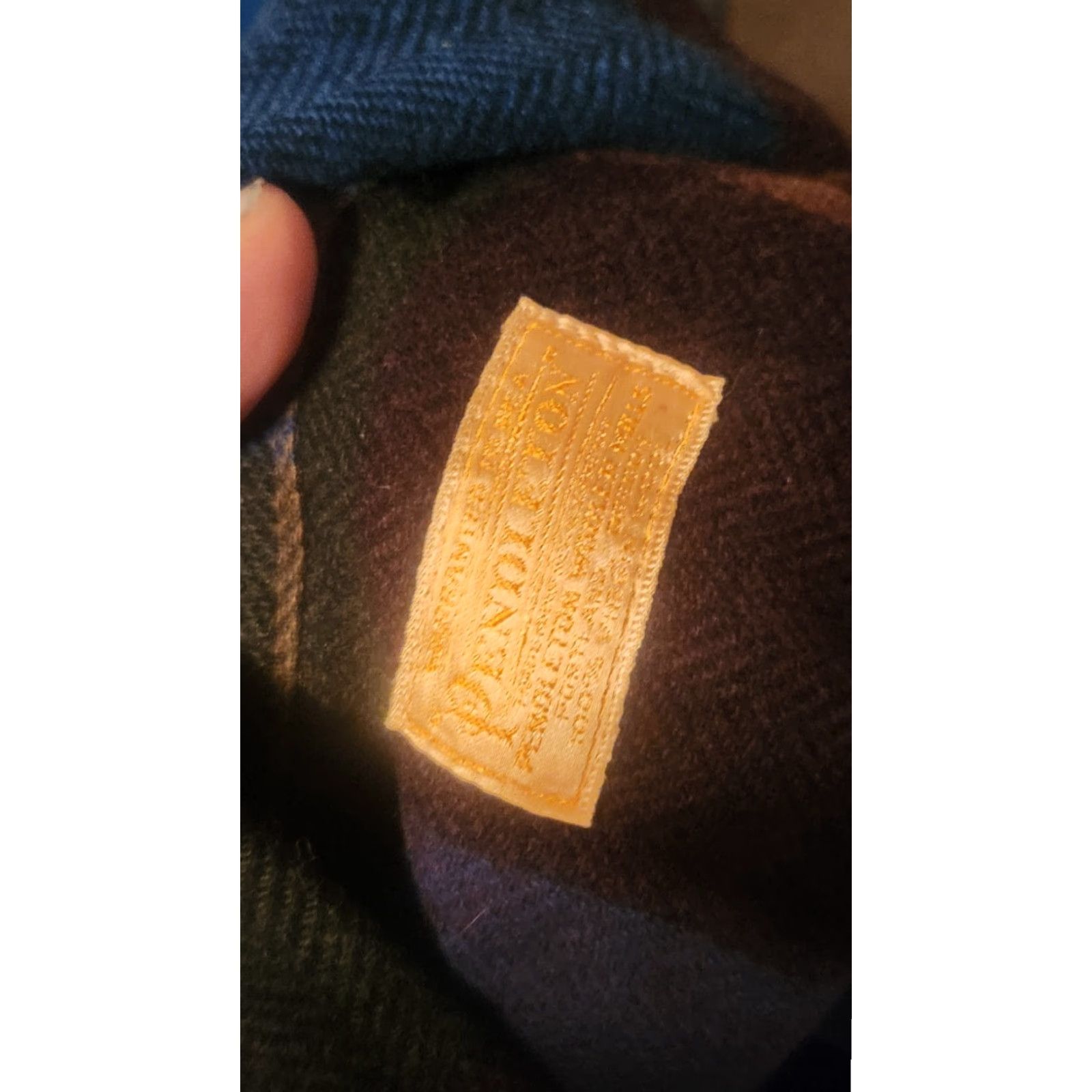 Pendleton VINTAGE Pendleton Virgin Wool 49er Blazer Jacket 50s-60s Womens Medium Blue Size M / US 6-8 / IT 42-44 - 3 Thumbnail