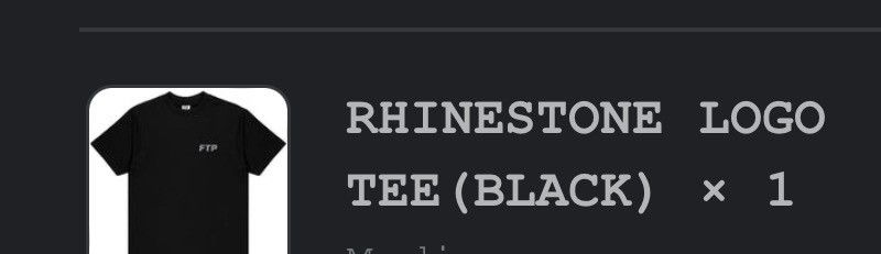 Fuck The Population FTP Rhinestone Tee Size US M / EU 48-50 / 2 - 11 Thumbnail