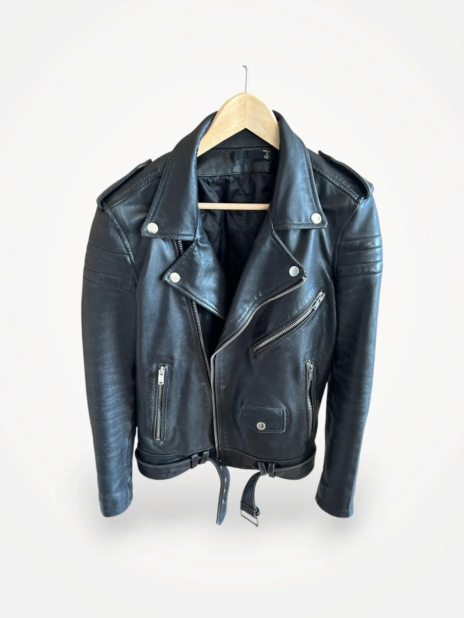 Blk Dnm Blk Dnm Jacket 8 Leather Jacket Size S / US 4 / IT 40 - 1 Thumbnail