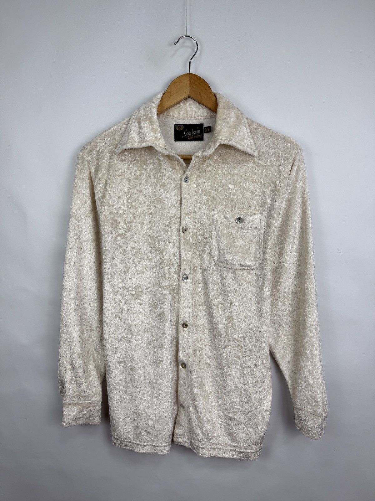 Sports Specialties 🇺🇸 Vintage 70s King Louie Velour Week-Ender Bowling Shirt Y2K Size US S / EU 44-46 / 1 - 3 Thumbnail