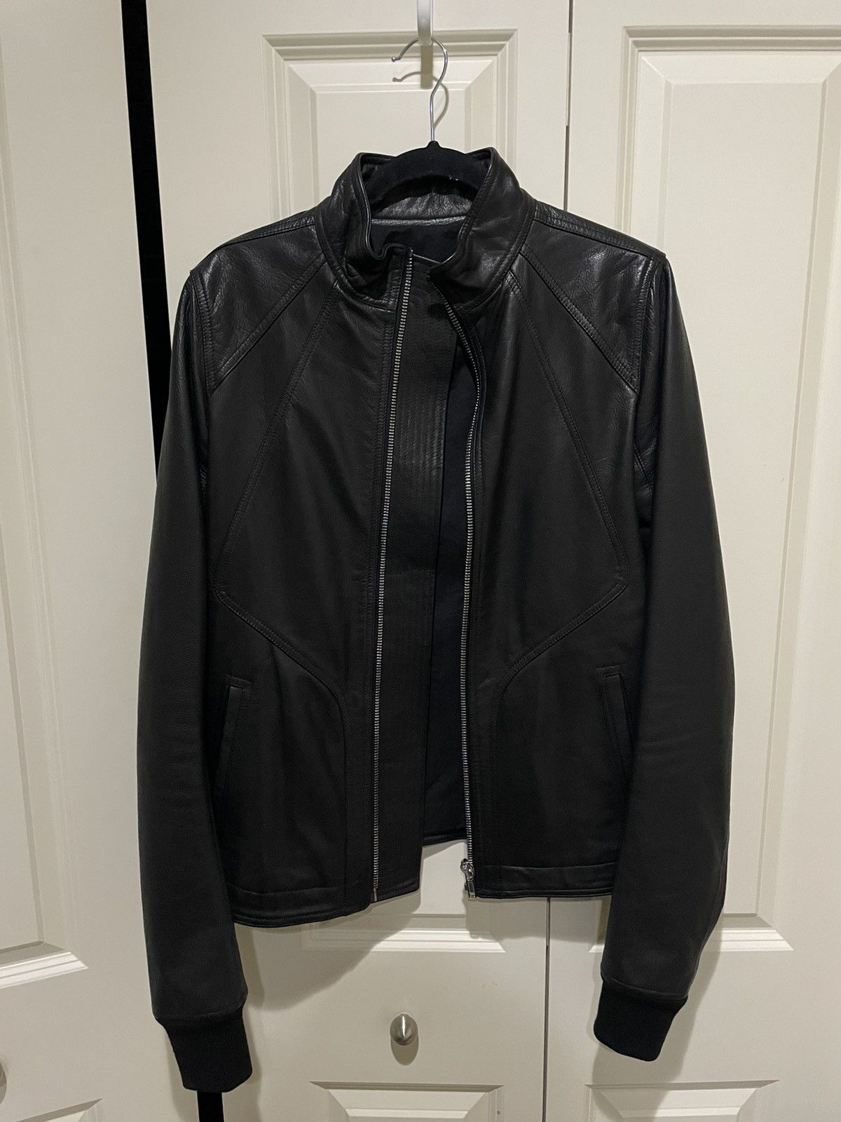 Rick Owens FW12 Rick Owens Mountain High Neck Intarsia Leather