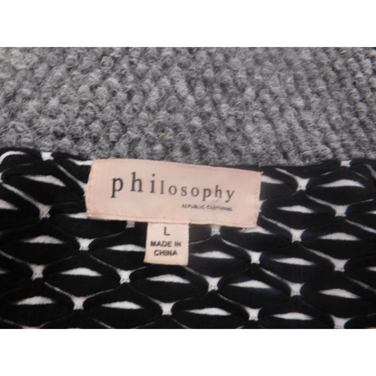 Jones New York Jones New York Philosophy Womens Sweater XL Black Cardigan Open-Knit Turtleneck Pullover Raglan Sleeve Logo Knit Modern Size XL / US 12-14 / IT 48-50 - 4 Thumbnail