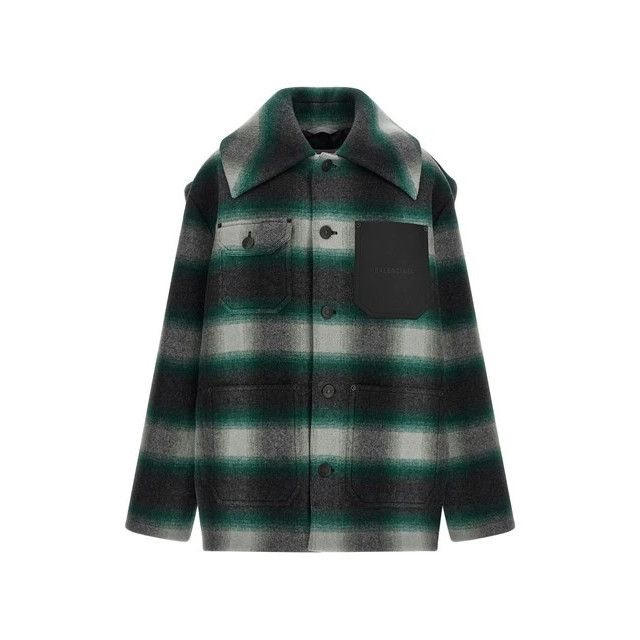 Balenciaga Workwear Cocoon Green Jacket Black New & Authenti, Men's (Size M)