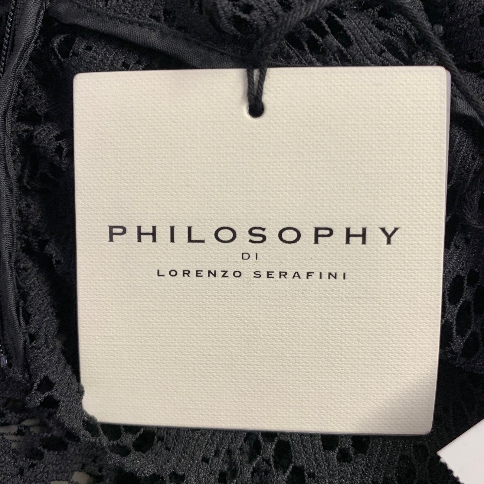 Philosophy di Lorenzo Serafini PHILOSOPHY di LORENZO SERAFINI Black Polyester Mesh Pullover Size S / US 4 / IT 40 - 5 Thumbnail