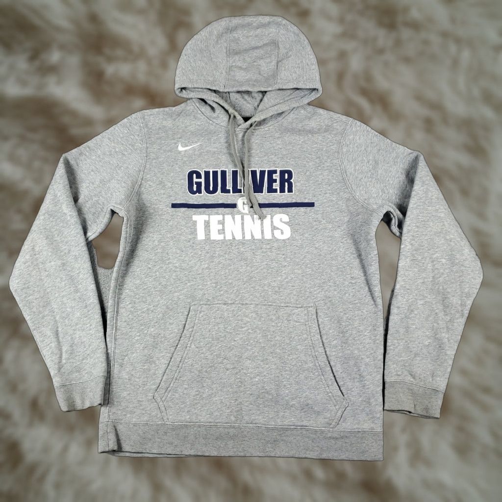 Nike Nike Hoodie Mens Medium Gray Swoosh Pullover Sweatshirt Size US M / EU 48-50 / 2 - 1 Thumbnail