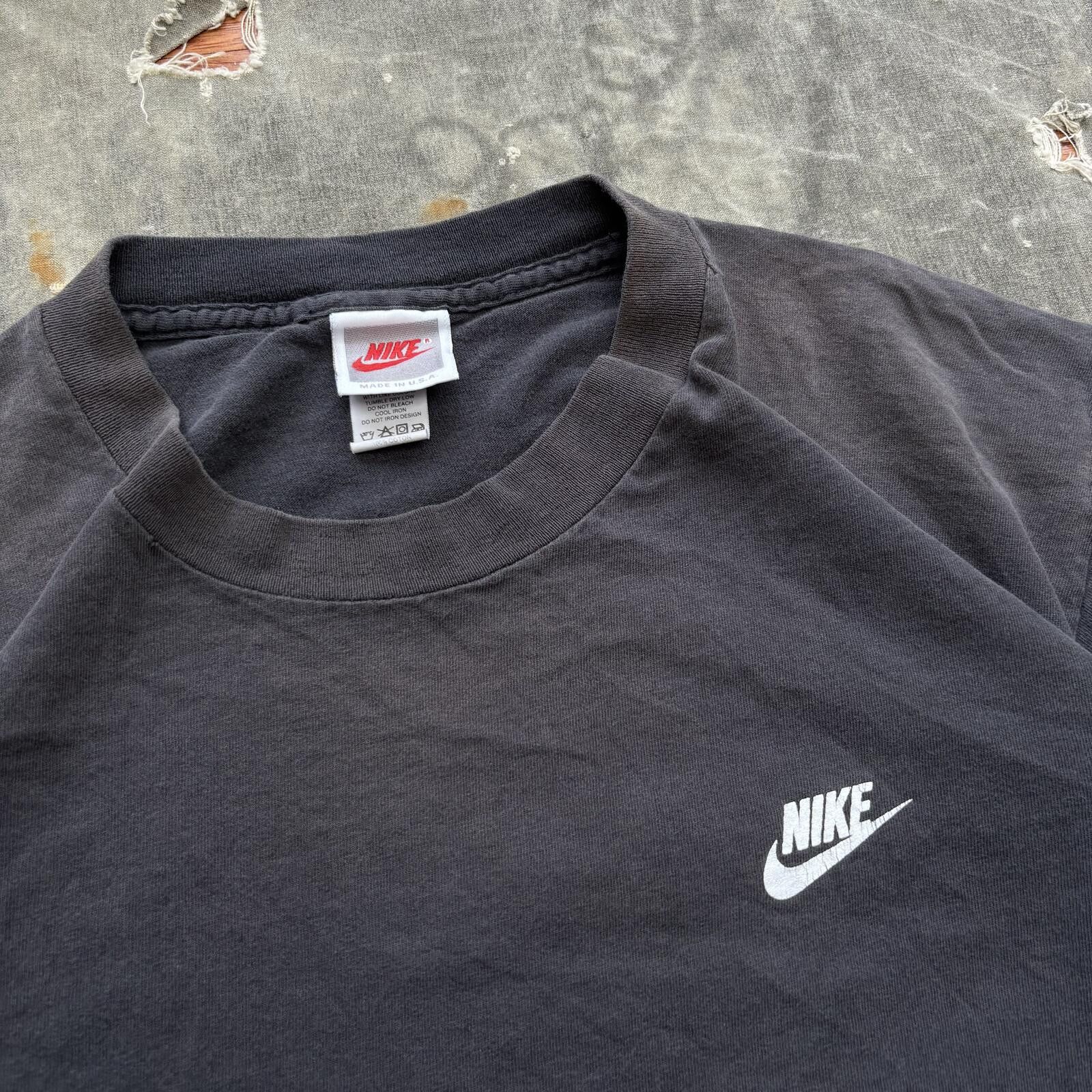 Nike Vintage 90s Faded Nike Just Do It Double Sided Sports Shirt Size US M / EU 48-50 / 2 - 5 Thumbnail