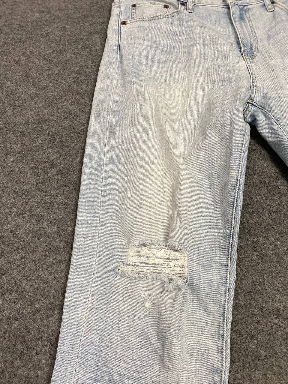 Japanese Brand Uniqlo kaihara slim distressed ankle cut denim Size US 32 / EU 48 - 9 Thumbnail