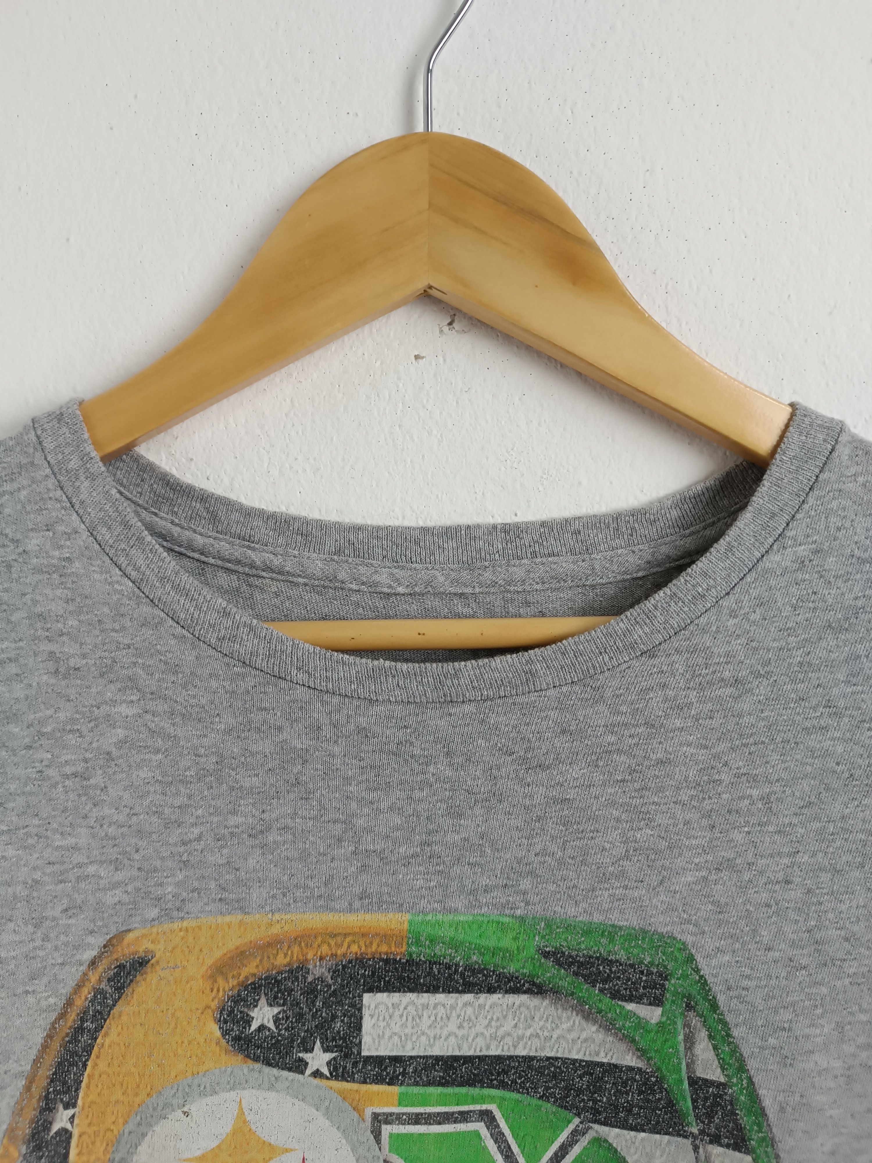 NFL VINTAGE PITSBURGH STEELERS SUPERMAN LOGO VERY RARE TEE Size US XL / EU 56 / 4 - 9 Thumbnail