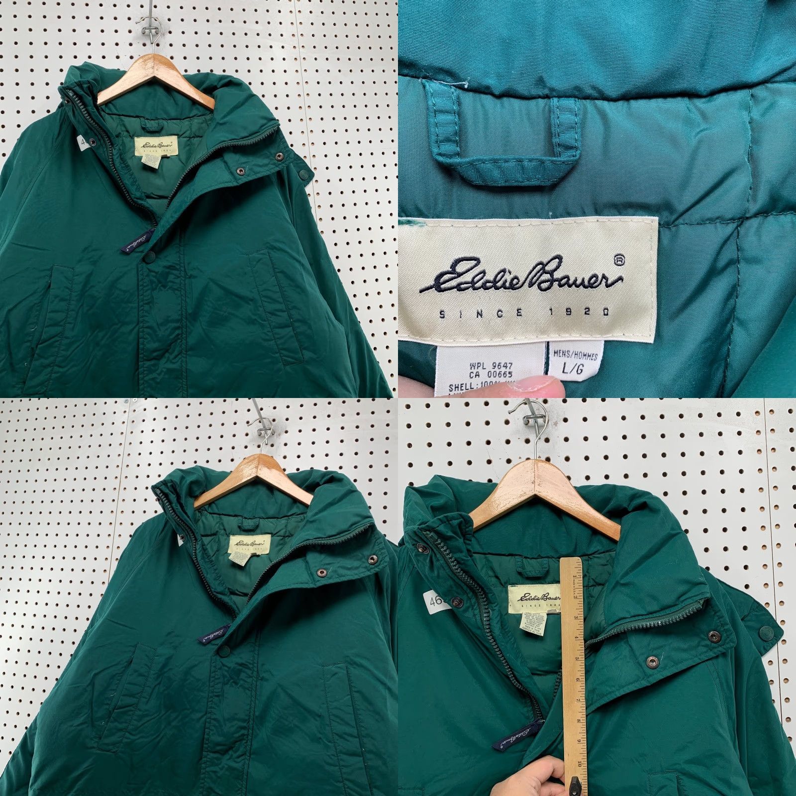 Eddie Bauer VINTAGE Eddie Bauer Down Parka Jacket Mens L Green Outdoor Hooded Heavyweight Size US L / EU 52-54 / 3 - 8 Thumbnail