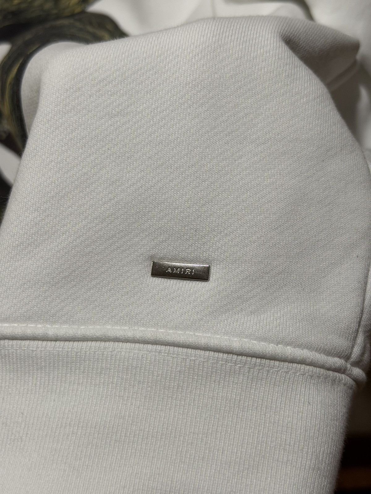Amiri AMIRI MA SNAKE LOGO WHITE HOODIE Size US L / EU 52-54 / 3 - 11 Thumbnail