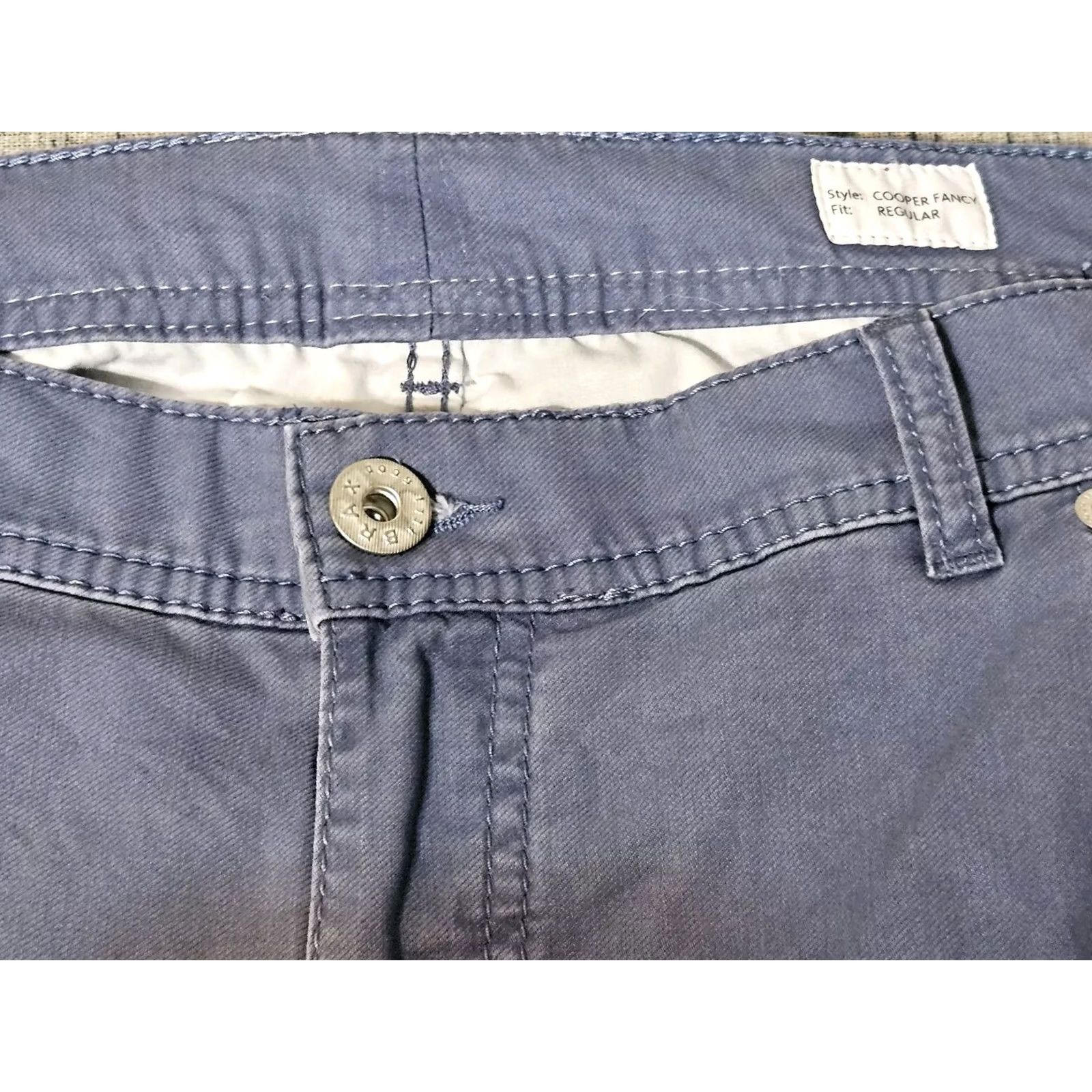 BRAX Brax Cooper Fancy Pants Midnight Blue Pants Regular Fit MENS 38x29 Size US 38 / EU 54 - 4 Thumbnail