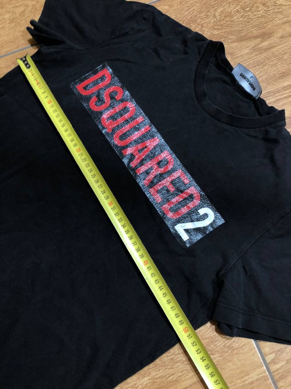 Dsquared2 DSQUARED2 Mens Black T Shirt Print Cotton Short Sleeve Size US L / EU 52-54 / 3 - 10 Thumbnail