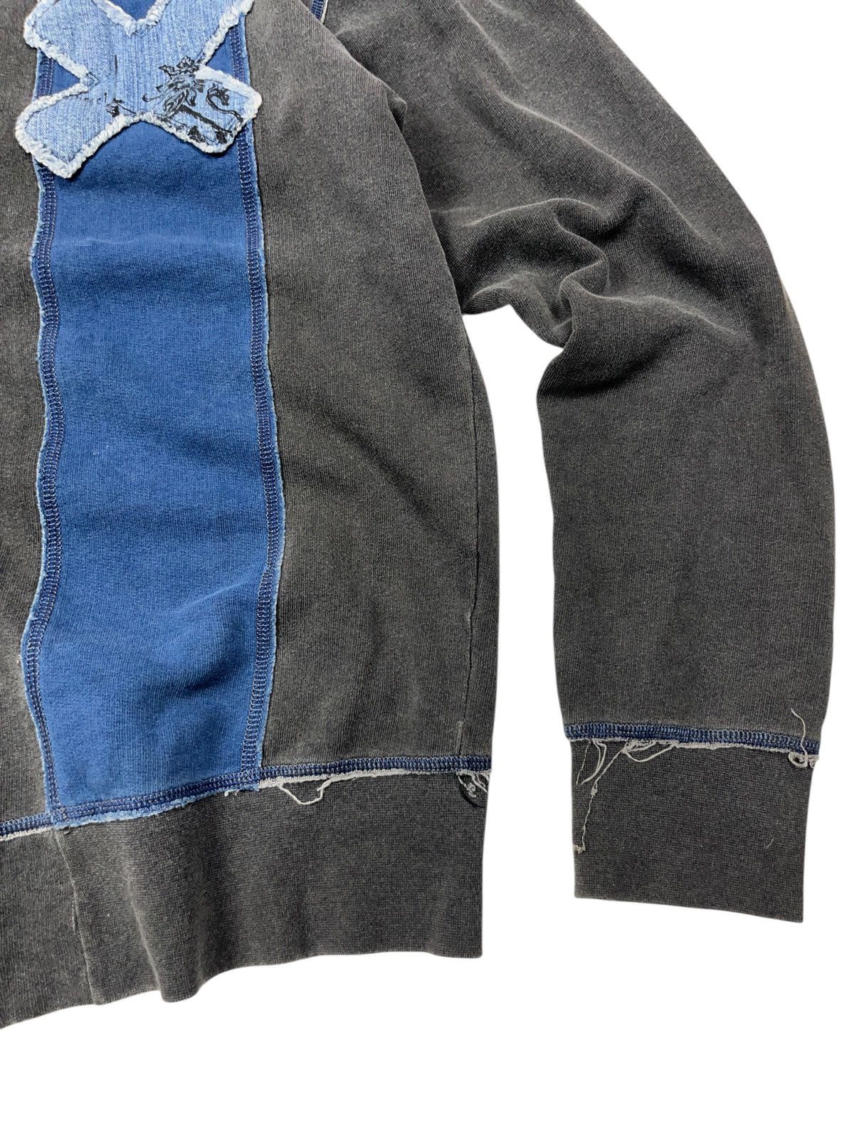 Diesel Vintage y2k Diesel Distressed Style Full Zip Sweatshirt Size US L / EU 52-54 / 3 - 4 Thumbnail