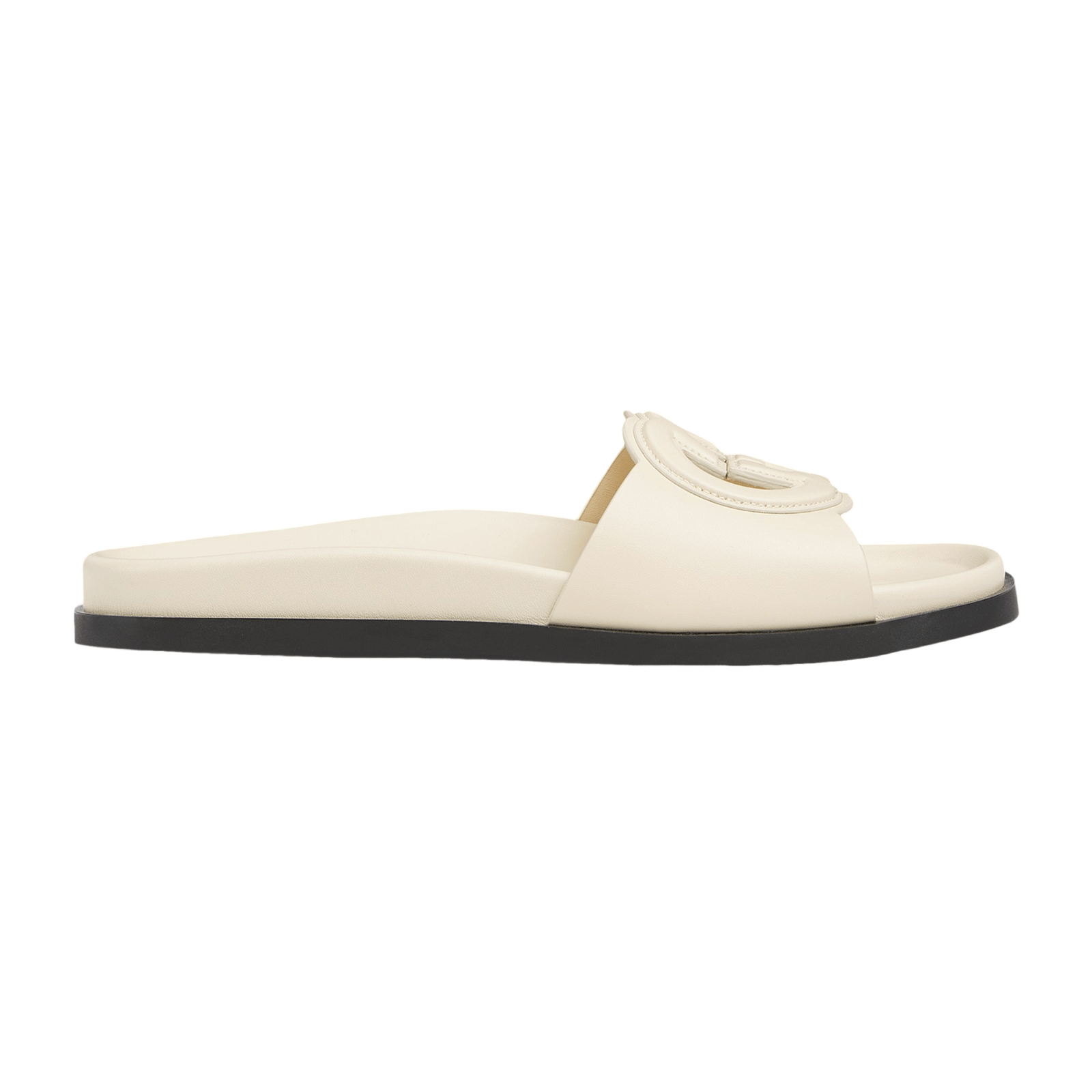 Gucci GUCCI Interlocking G Ivory Leather Sandals New Authentic Size US 11 / IT 41 - 2 Thumbnail