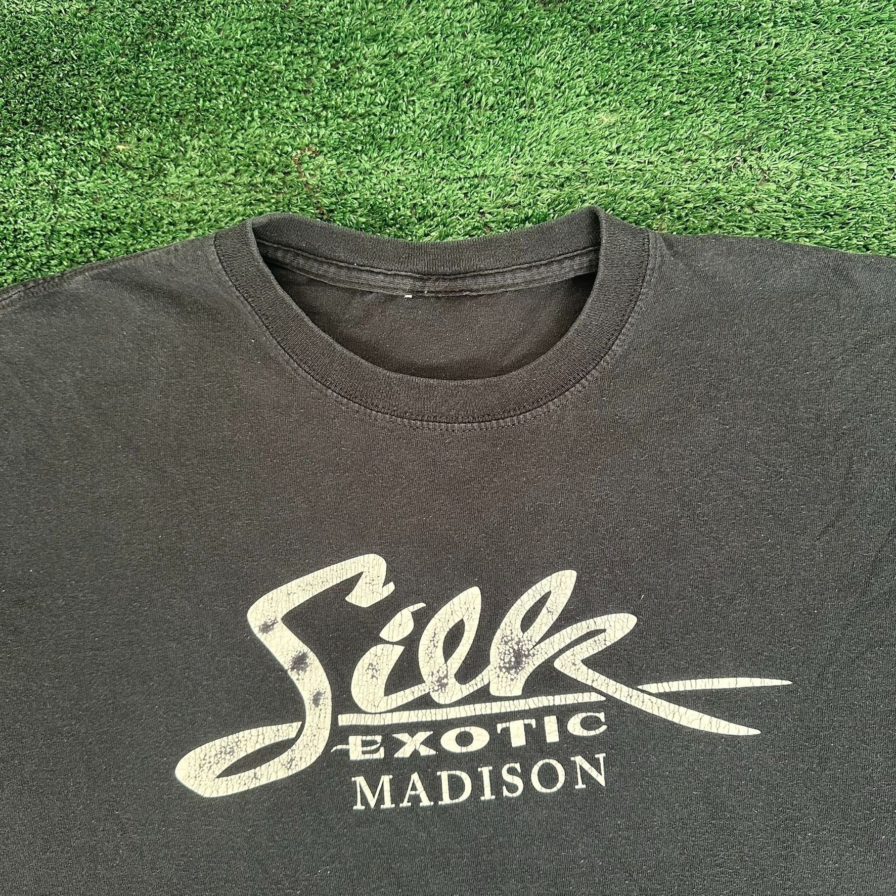 Vintage Vintage Y2K Madison Wisconsin Strip Club T-Shirt Boxy Faded Size US XL / EU 56 / 4 - 2 Thumbnail