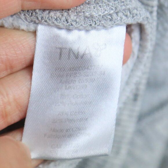 Aritzia Aritzia TNA Light Heathered Grey Full Zip-up Hoodie Sweater Size L / US 10 / IT 46 - 7 Thumbnail