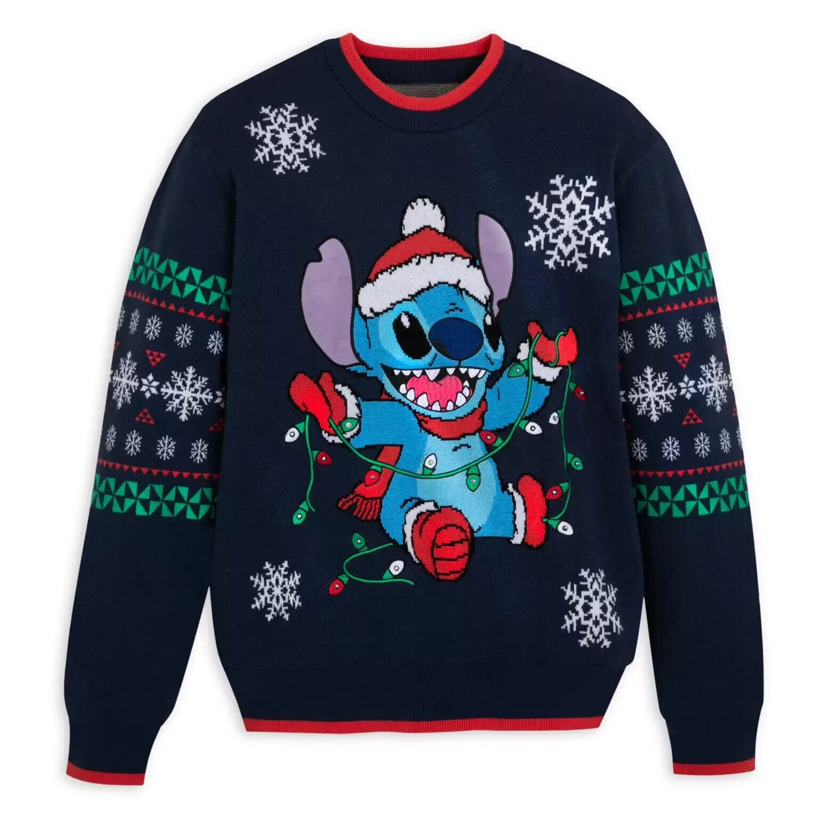 Disney NEW! DISNEY Lilo & Stitch LIGHT UP Holiday Sweater Size XXL Size US XXL / EU 58 / 5 - 1 Thumbnail
