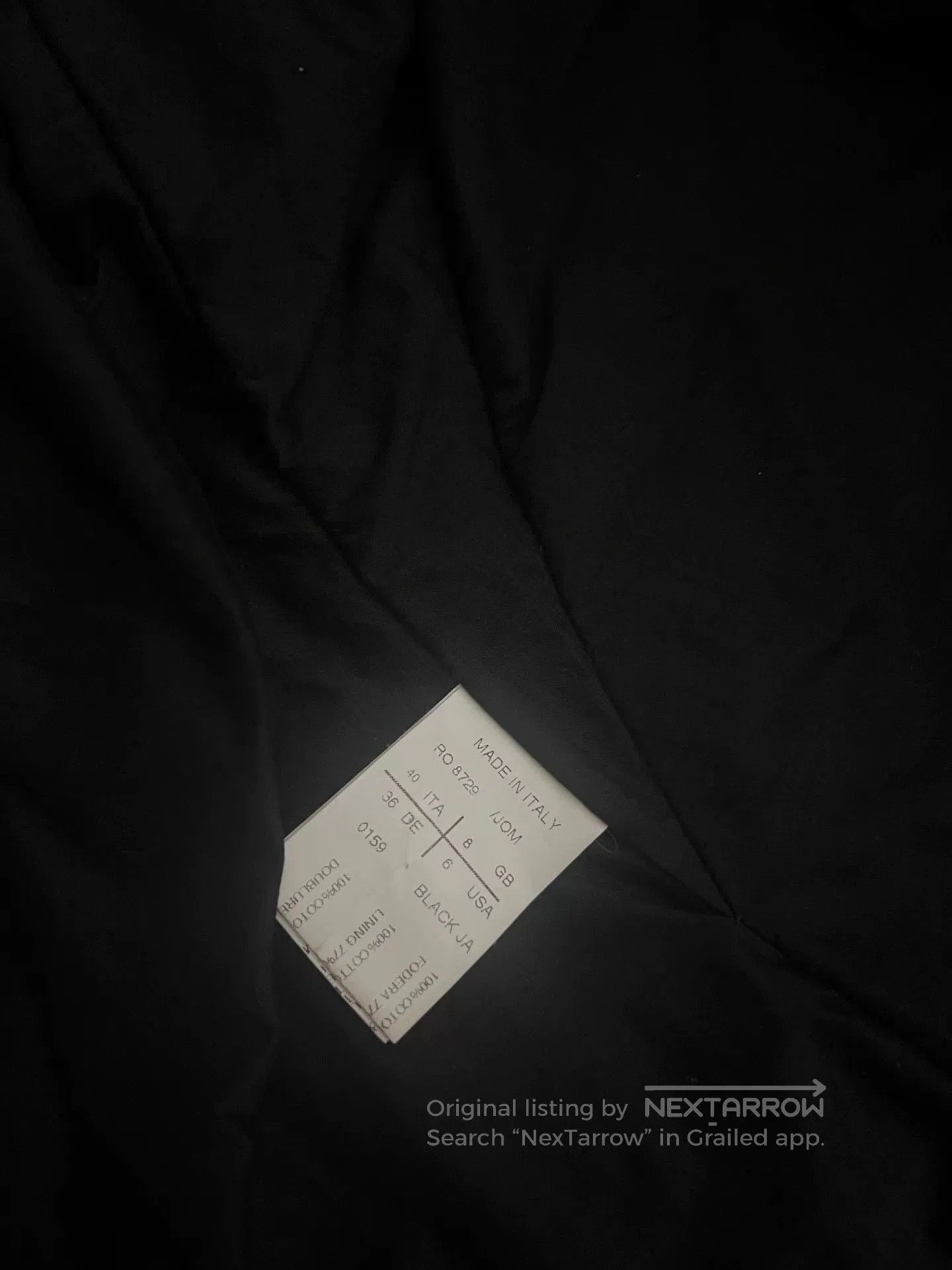 Rick Owens Rick Owens Pleated Asymmetrical High Neck Vest. Size US XXS / EU 40 - 6 Thumbnail