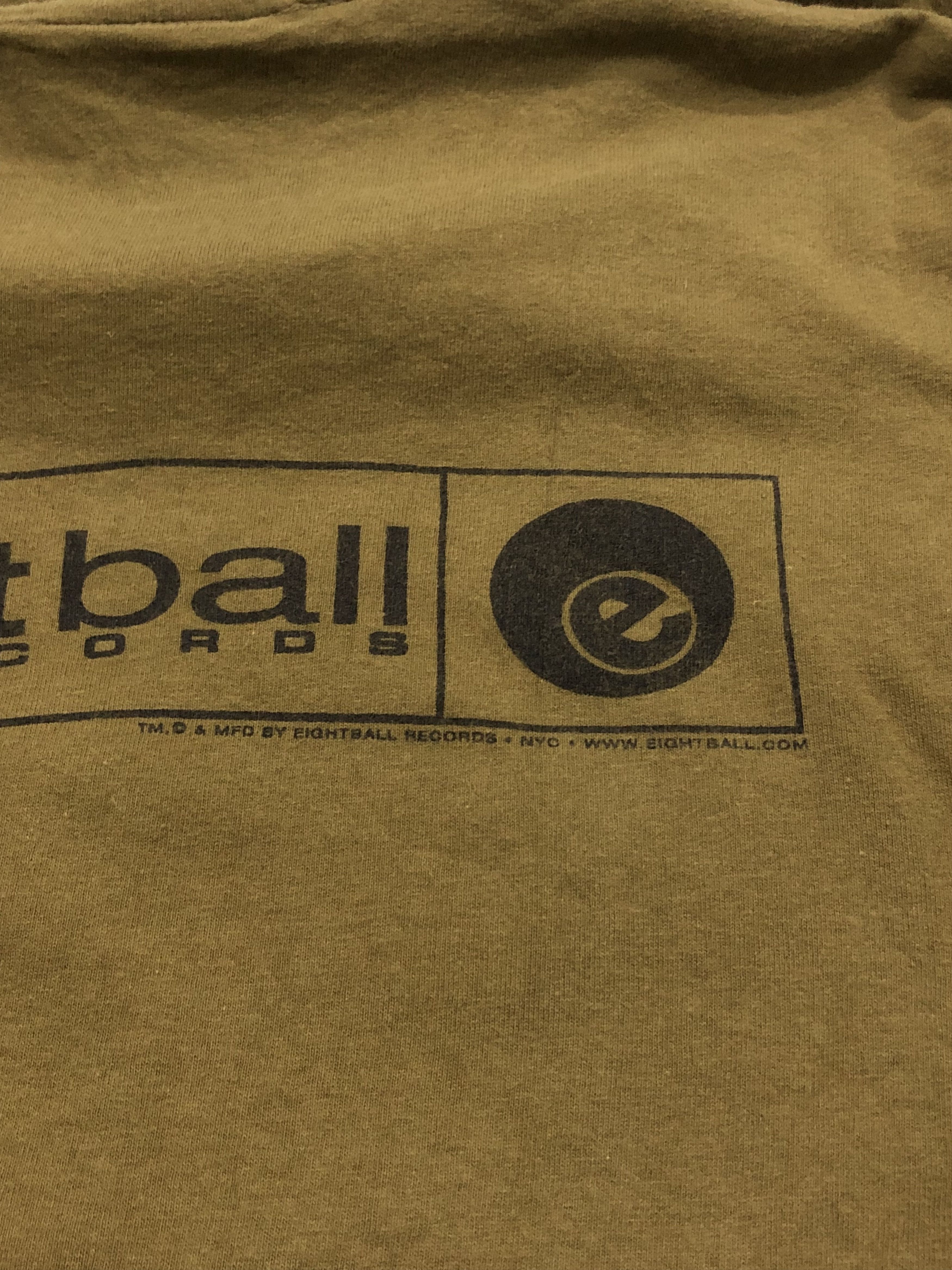 Vintage Eightball Records Vintage T-Shirt NYC 90s House Music Scene Size US L / EU 52-54 / 3 - 5 Thumbnail