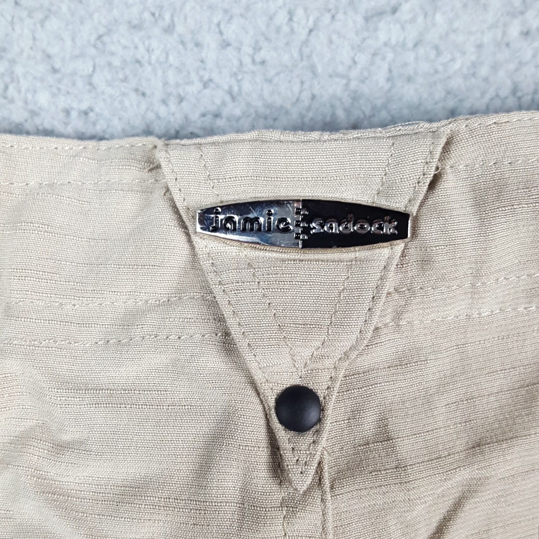 Vintage VINTAGE Jamie Sadock Beige Khaki Lightweight Golf Shorts Women's Size 8 Relaxed Fit Athletic Womens Size 30" / US 8 / IT 44 - 6 Thumbnail