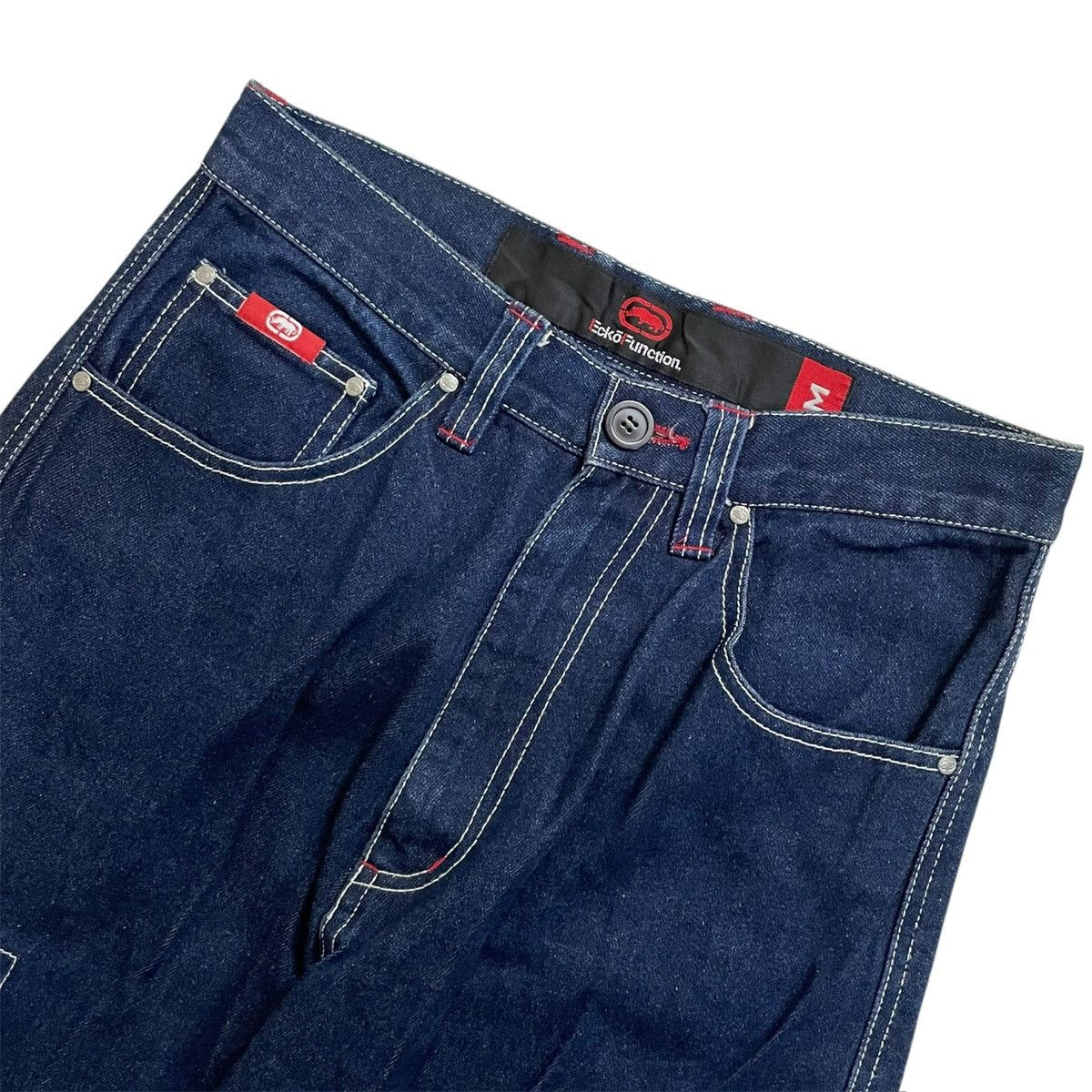 Ecko Unltd. Vintage 00’s Y2K Baggy Rapper Style Ecko Function Size US 29 - 4 Thumbnail