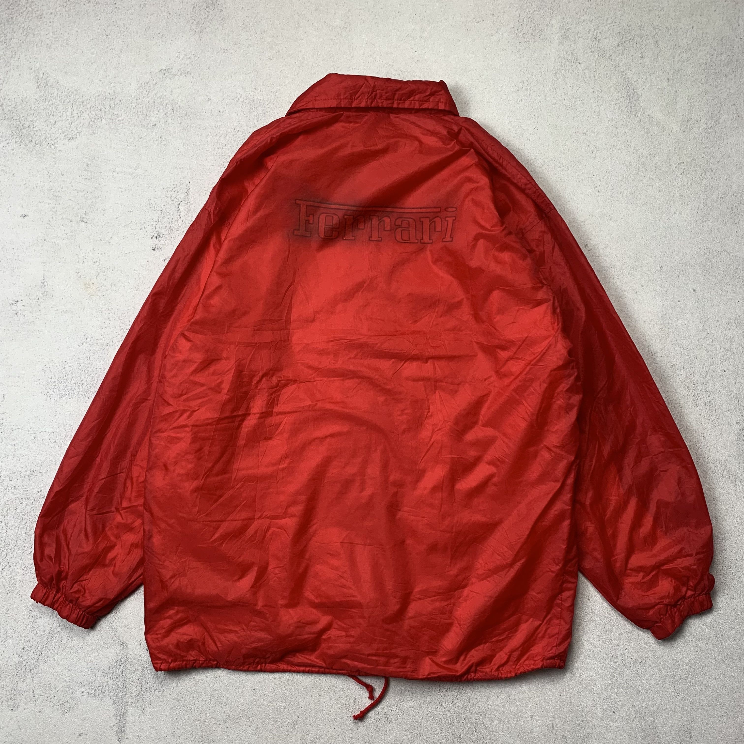 Ferrari Vintage Ferrari Windbreaker Jacket Size US L / EU 52-54 / 3 - 3 Thumbnail