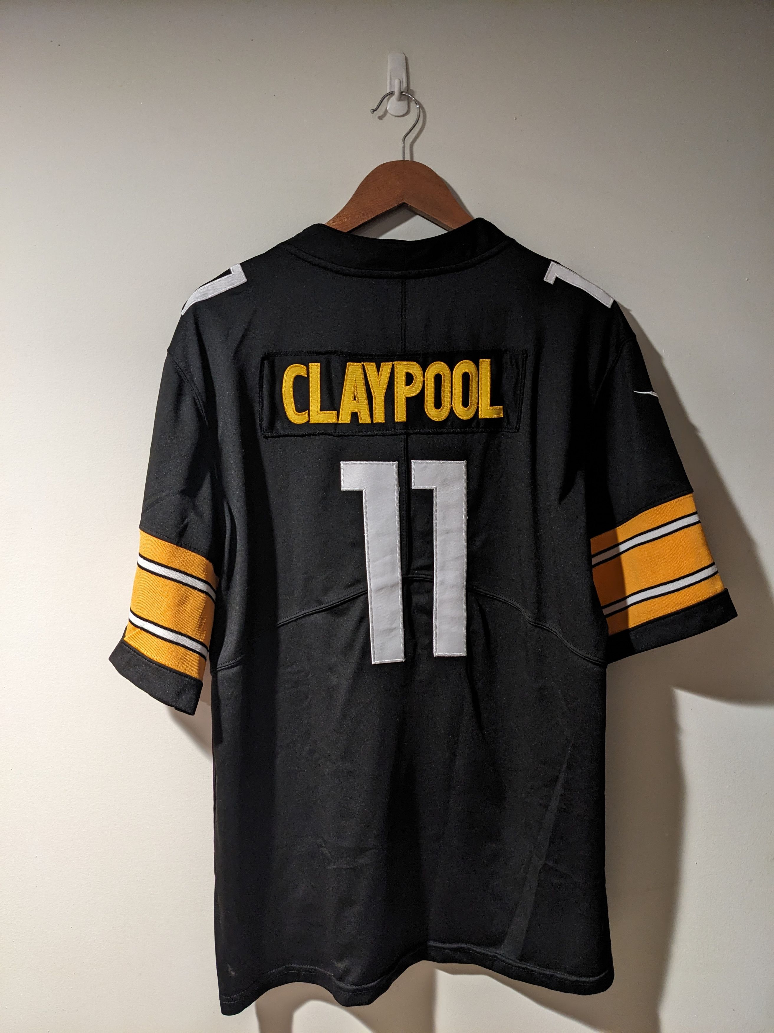 NFL × Vintage Vintage Y2K Pittsburgh Steelers Claypool NFL Football Jersey Size US M / EU 48-50 / 2 - 1 Thumbnail