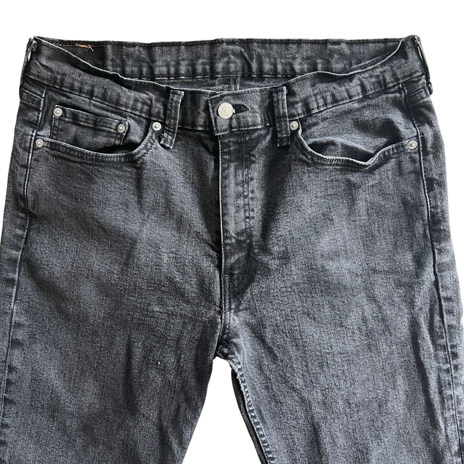 Levi's Levi’s 511 Slim Fit Jeans Black Denim Stretch Men’s 31x30 Size US 31 - 2 Thumbnail