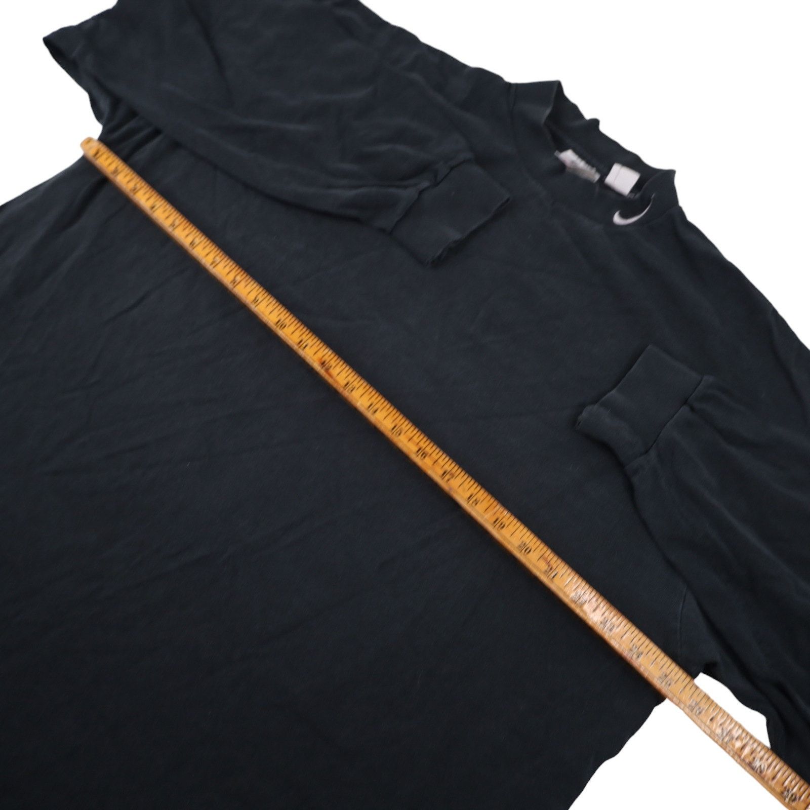 Nike × Vintage Vintage 90s Nike Mini Swoosh Mock Neck T Shirt Size US XXL / EU 58 / 5 - 6 Thumbnail