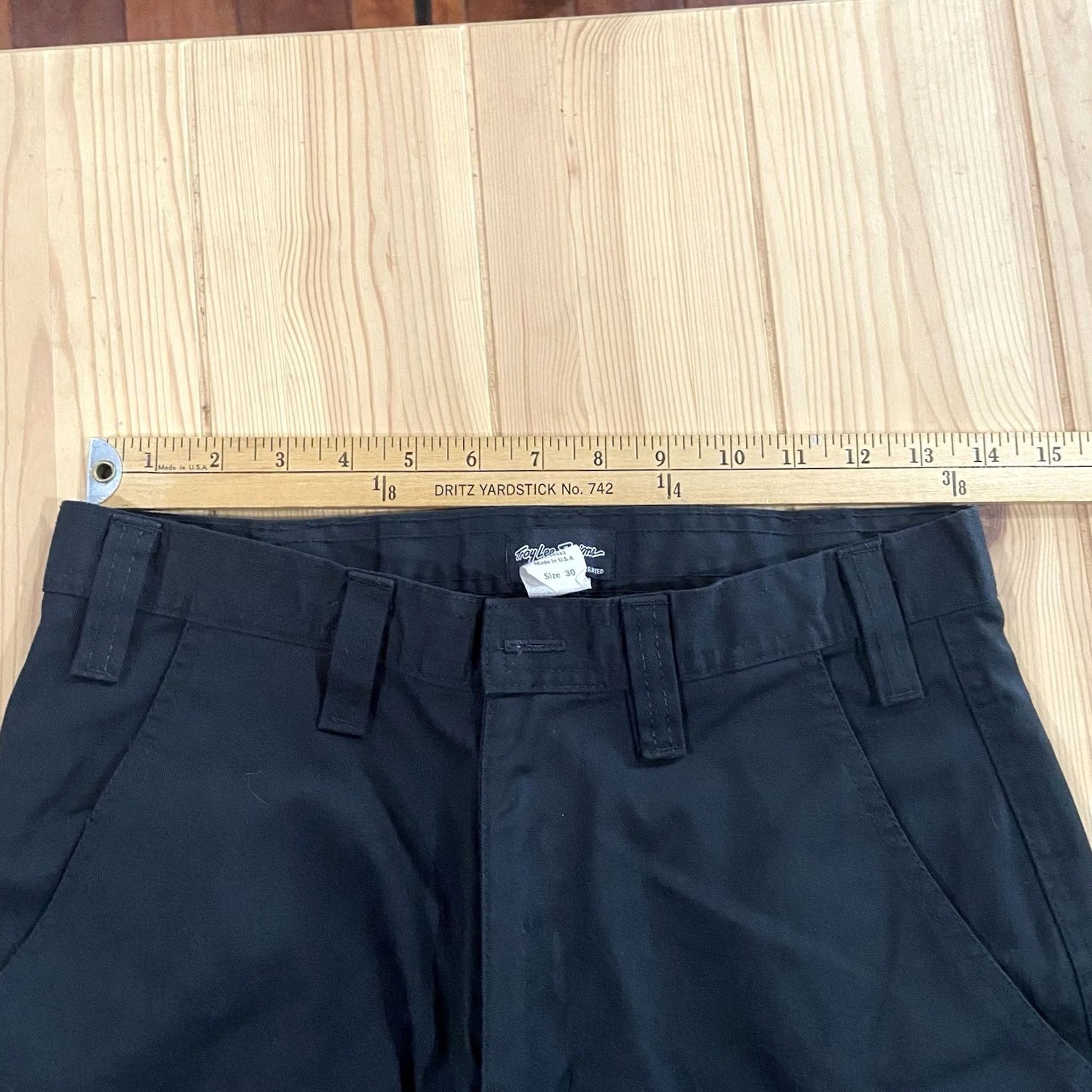 Vintage Troy Lee Designs Honda Team Pant Chino Cargo Pants Black Men's 30 Size US 30 / EU 46 - 4 Thumbnail