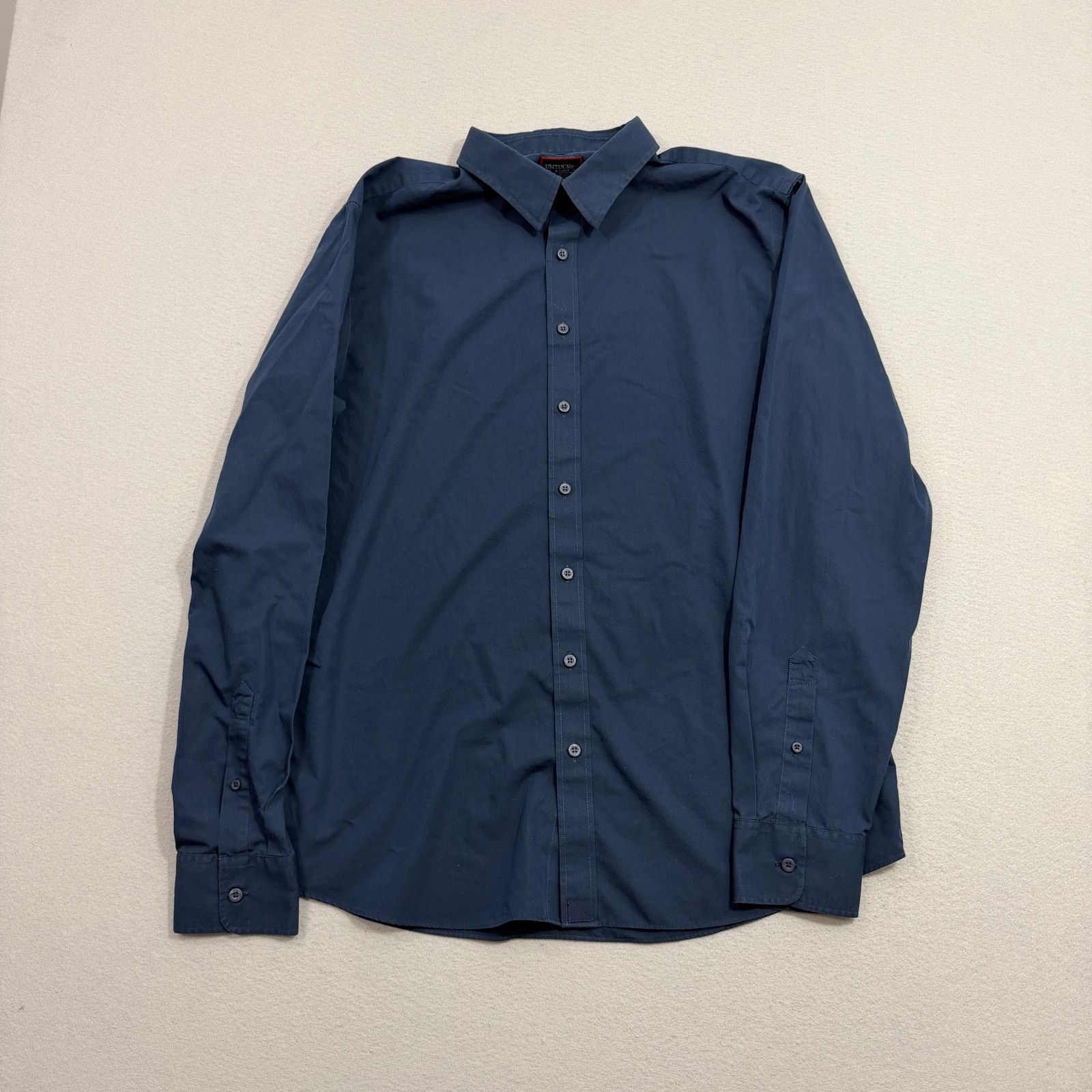 UNTUCKit Untuckit Shirt Mens Extra Large Blue Button Up Long Sleeve Size US XL / EU 56 / 4 - 1 Thumbnail
