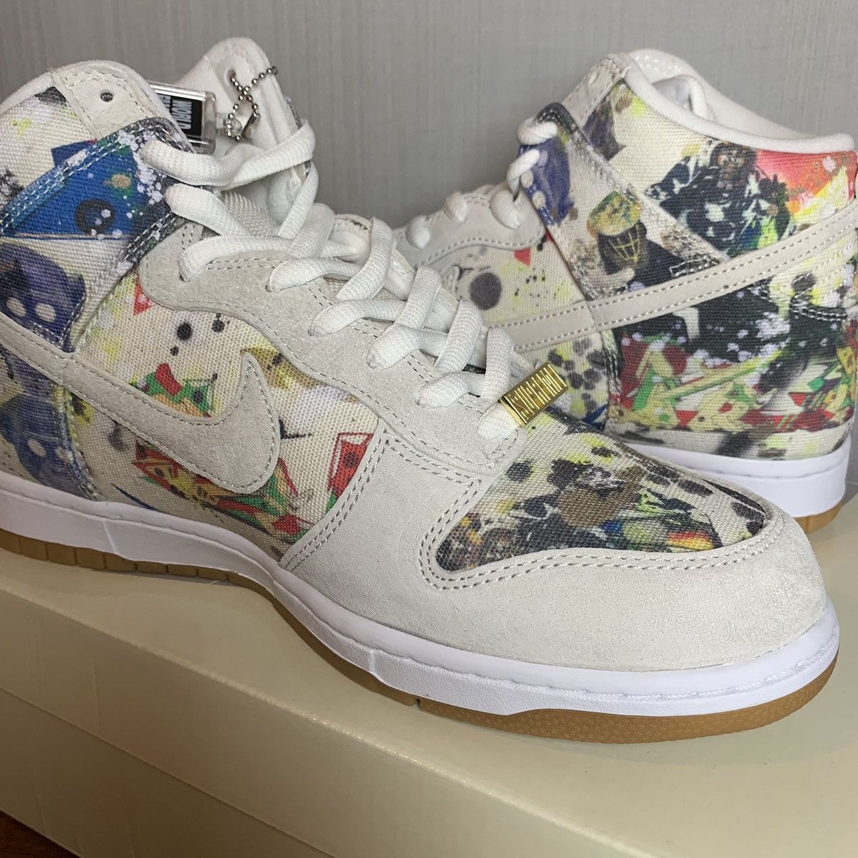 Nike × Supreme Supreme Nike SB Dunk High Rammellzee Size US 11 / EU 44 - 16 Thumbnail
