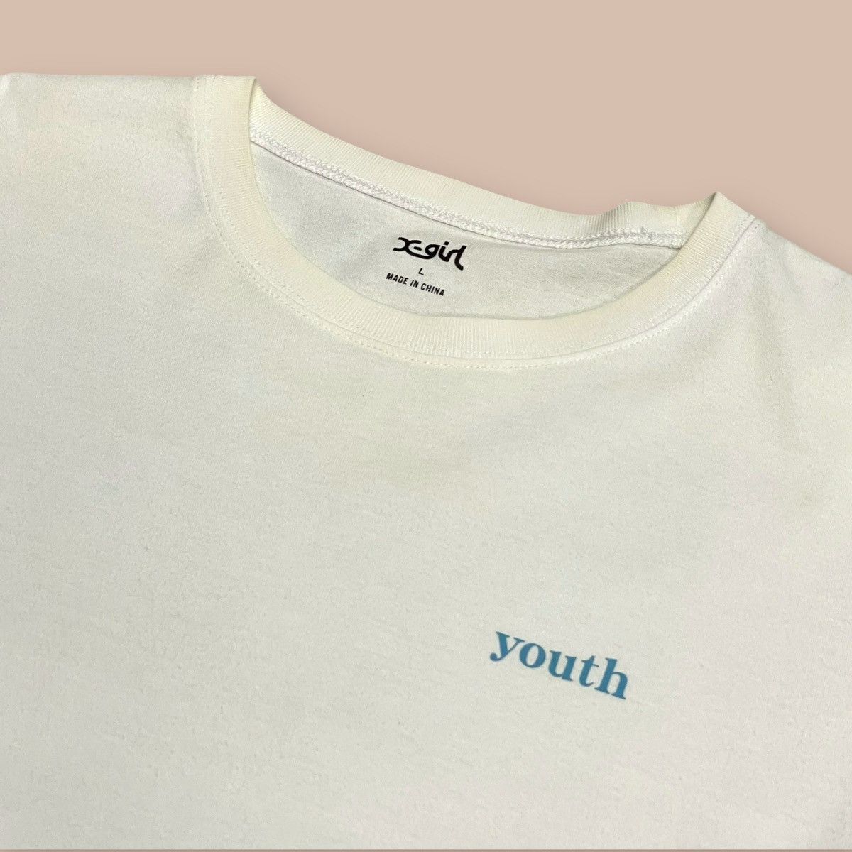 Xlarge X-Girl by XLarge X Evangelion "Boy Meets Girl" Tee Size US L / EU 52-54 / 3 - 4 Thumbnail