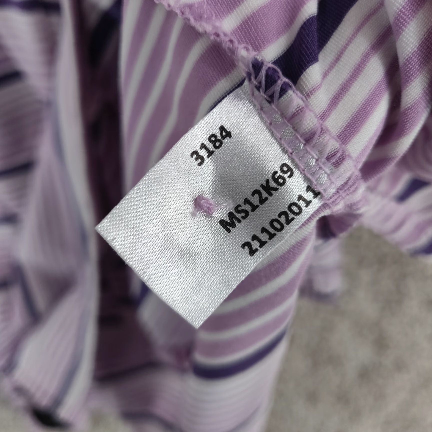 Peter Millar Peter Millar Summer Comfort Polo Shirt Mens Large Purple Striped Golf Shirt Size US L / EU 52-54 / 3 - 7 Thumbnail