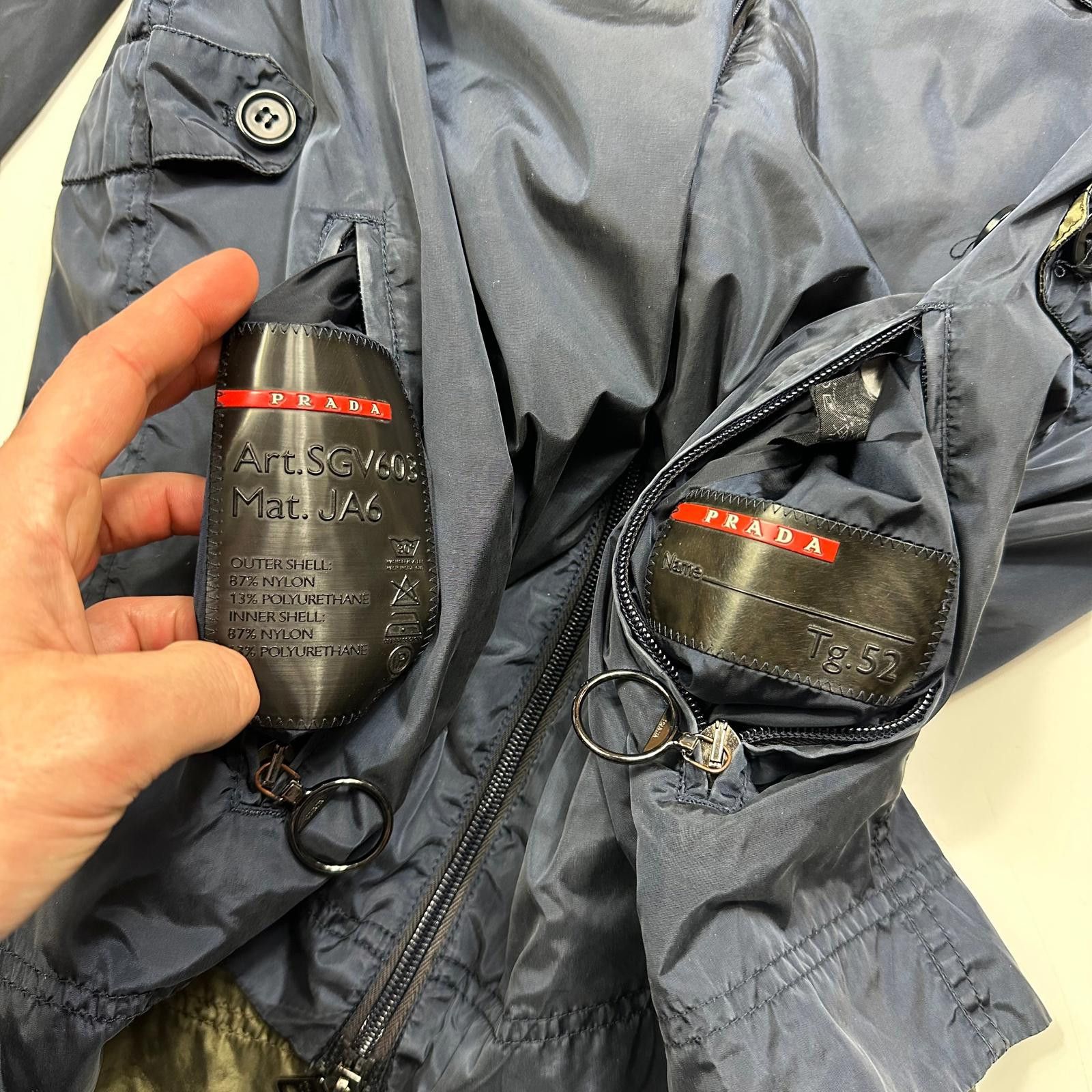 Prada Prada Sport 00’s Nylon Reversible D-ring Field Jacket - M/L Size US L / EU 52-54 / 3 - 11 Thumbnail