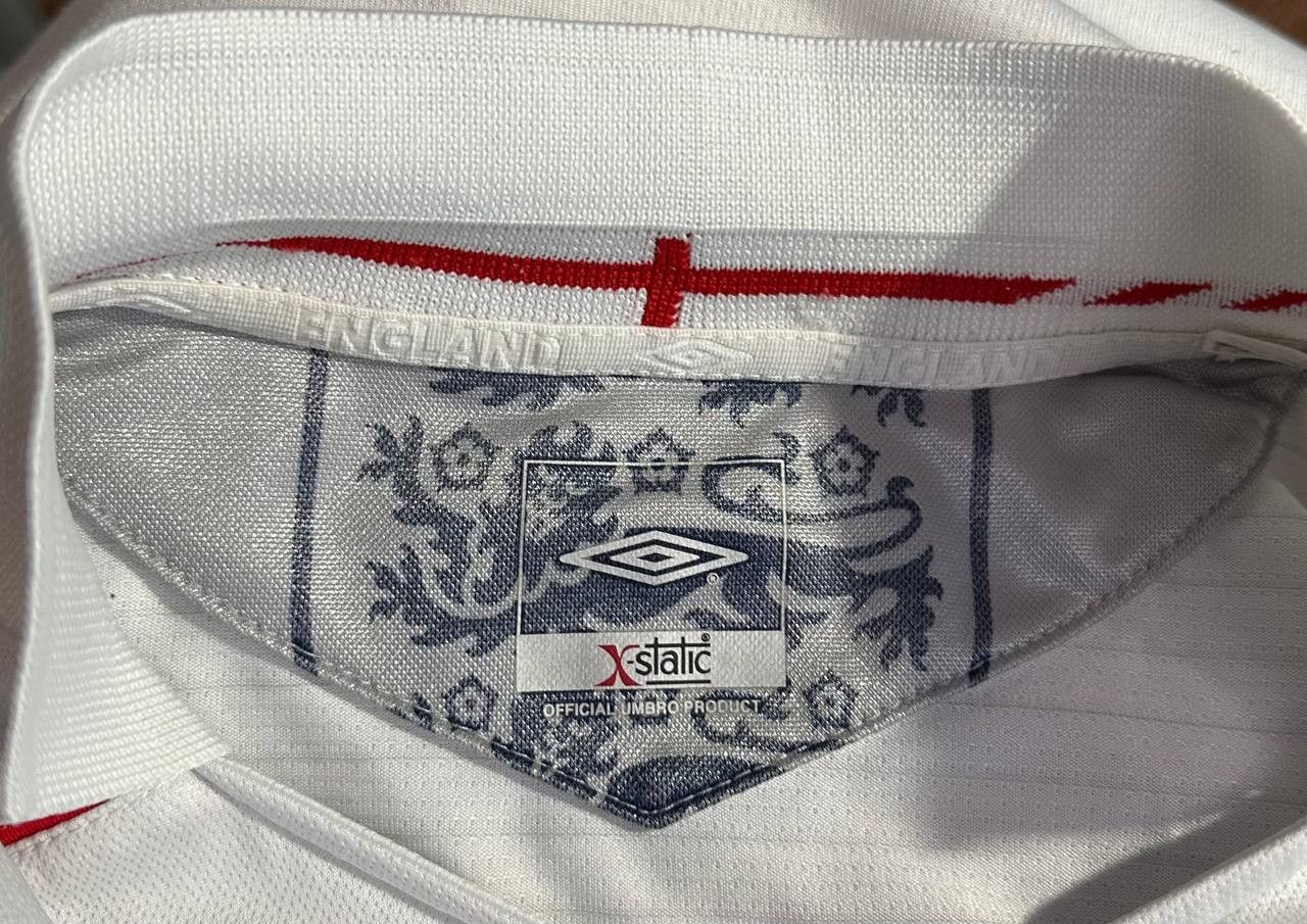 Umbro × Vintage Umbro England home 2005 - 2007 football shirt jersey soccer Size US L / EU 52-54 / 3 - 10 Thumbnail