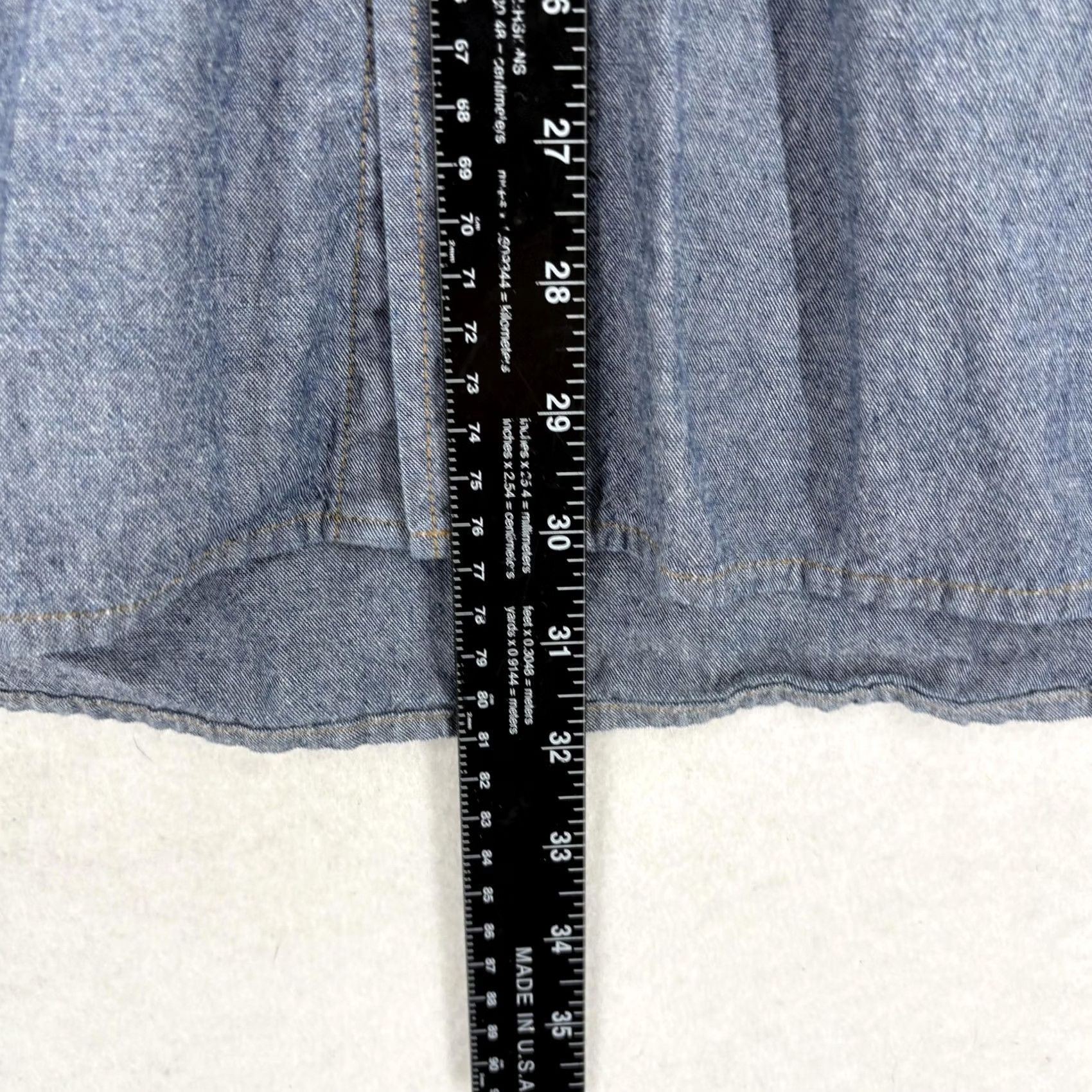 Wrangler VINTAGE Wrangler Shirt Mens 2XL Blue Chambray Long Sleeve Western Snap Pockets Western Size US XXL / EU 58 / 5 - 6 Thumbnail