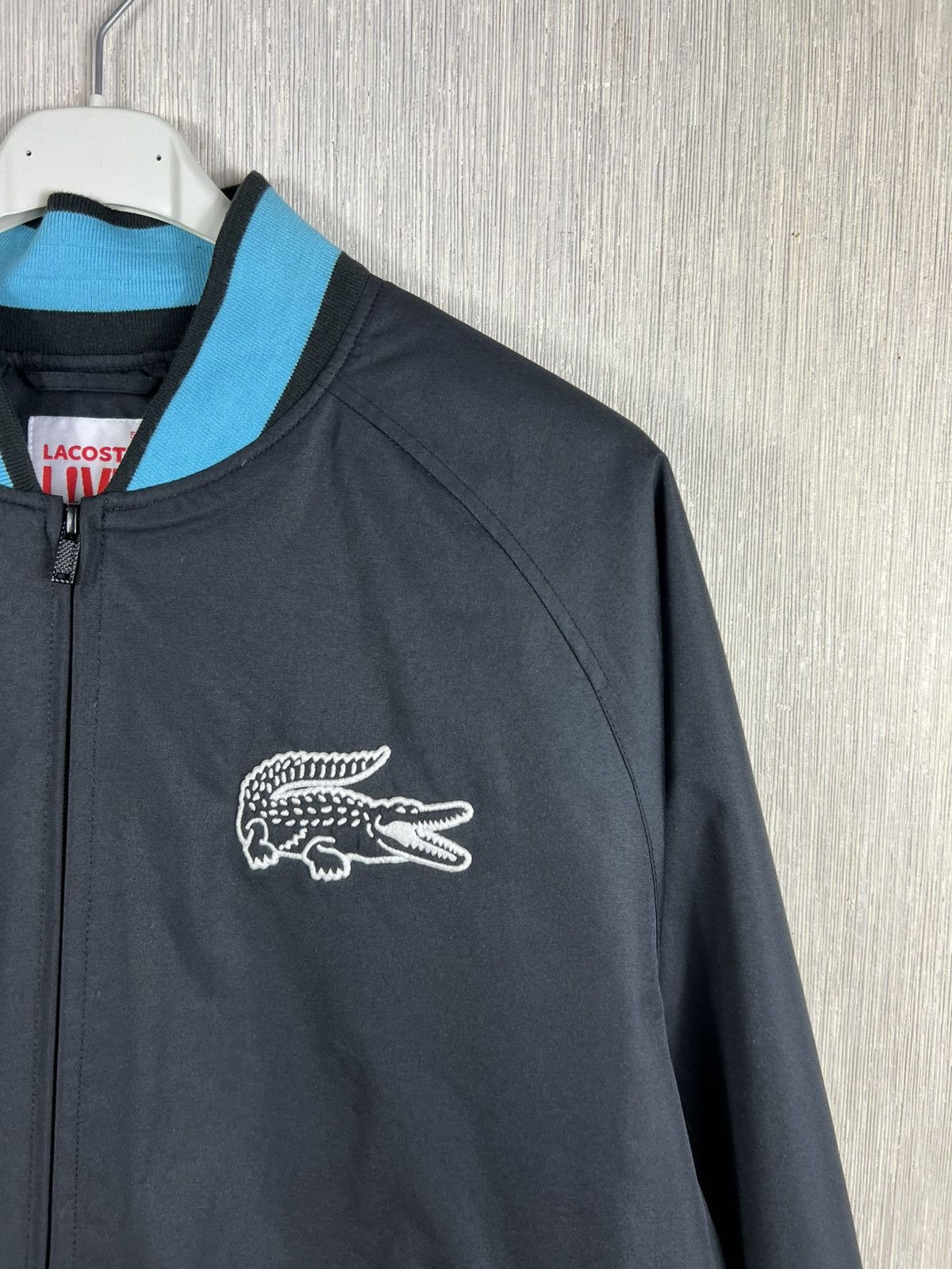 Lacoste Lacoste Live bomber jacket big crocodile logo L!ve Size US L / EU 52-54 / 3 - 4 Thumbnail