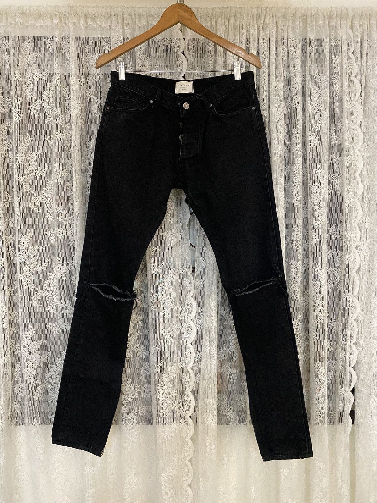 Fear of God Fear of God Fourth Collection Distressed Denim