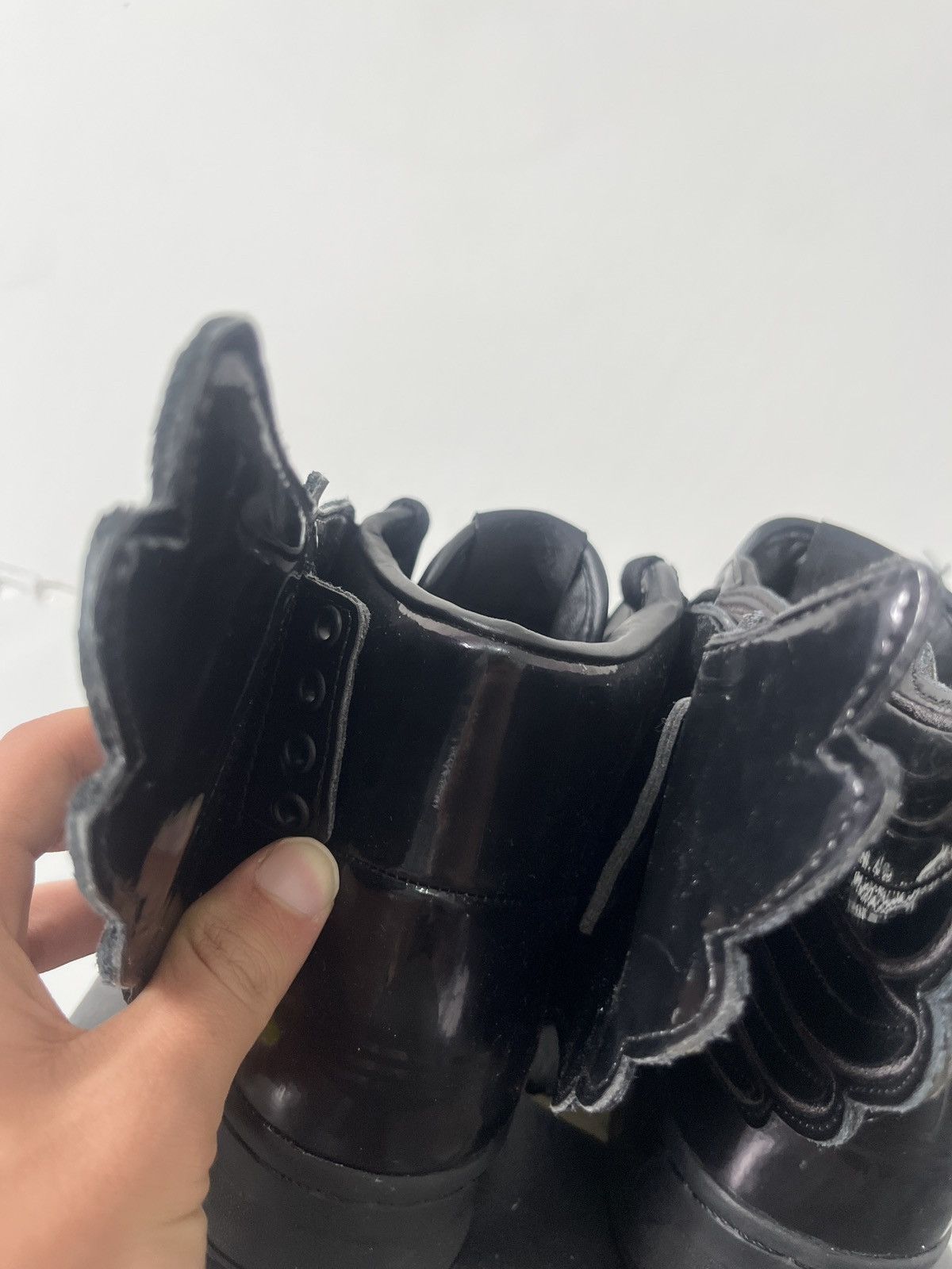 Adidas × Jeremy Scott Adidas JS Wings 2.0 Black patent Size US 9 / EU 42 - 15 Thumbnail