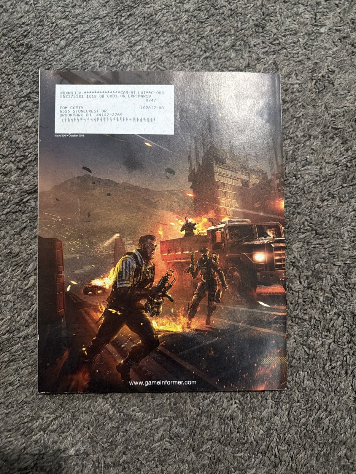 Hypebeast 2018 Game Informer Volume XXVIII Number 10 Issue 306 Size ONE SIZE - 2 Thumbnail