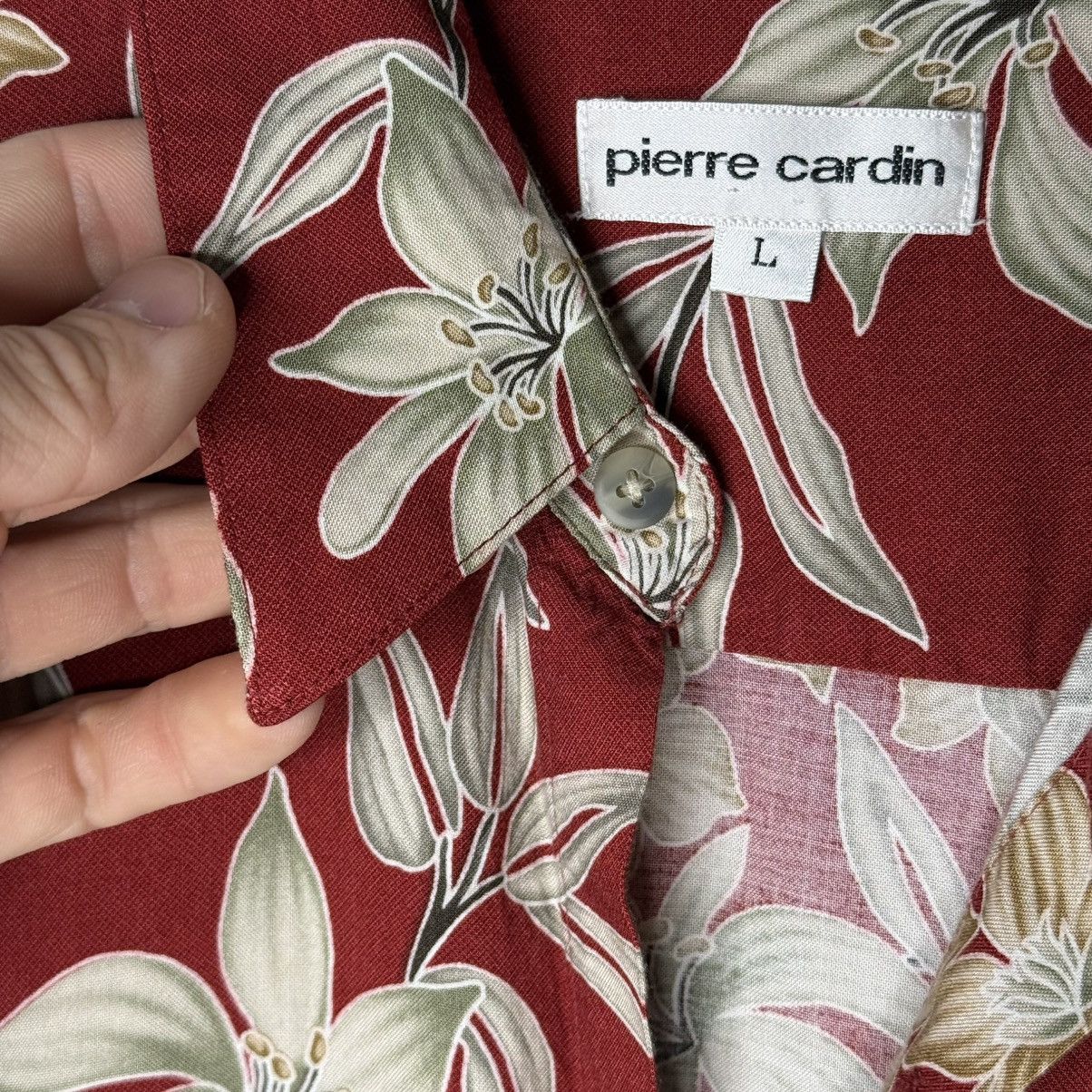 Pierre Cardin Vintage 90’s Pierre Cardin Hawaiian Men’s Shirt Floral Rayon Size US L / EU 52-54 / 3 - 6 Thumbnail