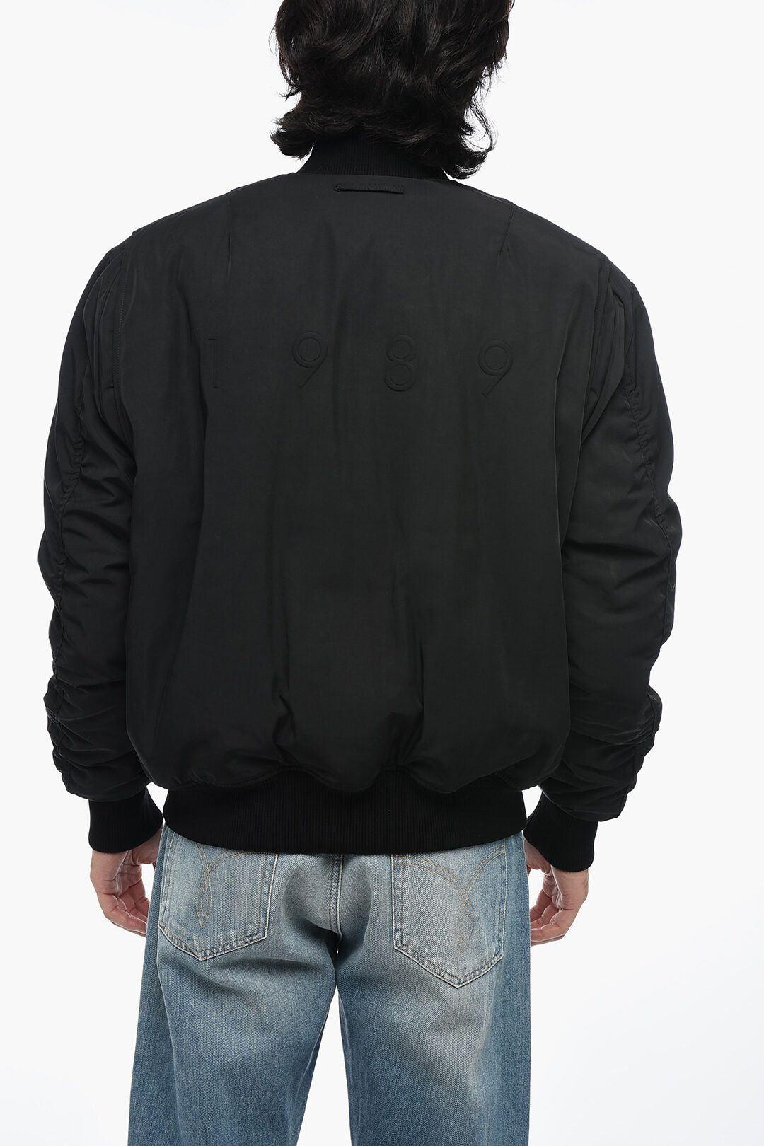 1989 STUDIO og1mm1024 Padded Bomber Jacket in Black Size US M / EU 48-50 / 2 - 2 Thumbnail