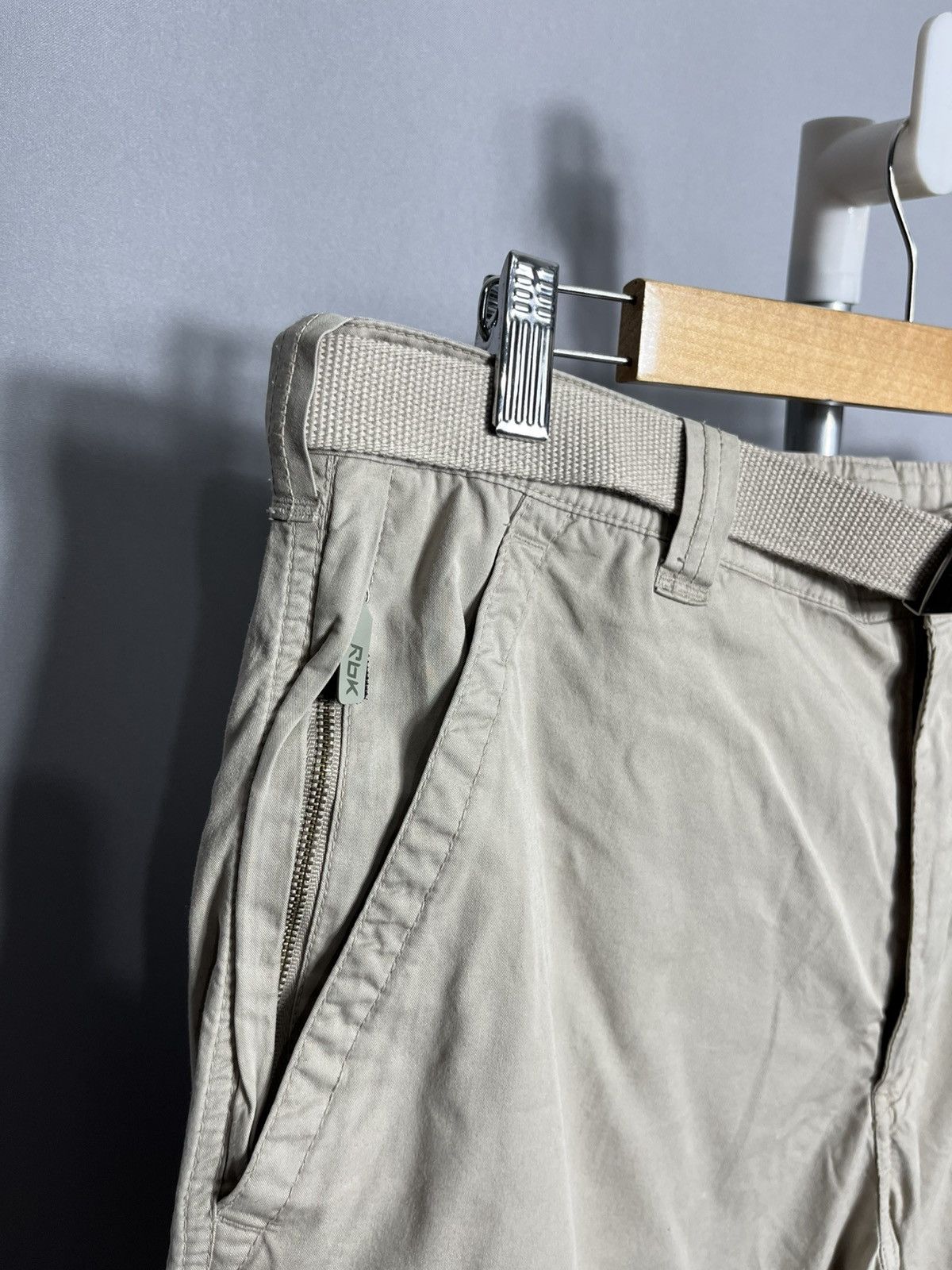 Reebok × Vintage Reebok military cargo pants men’s tactical beige cotton Size US 32 / EU 48 - 4 Thumbnail