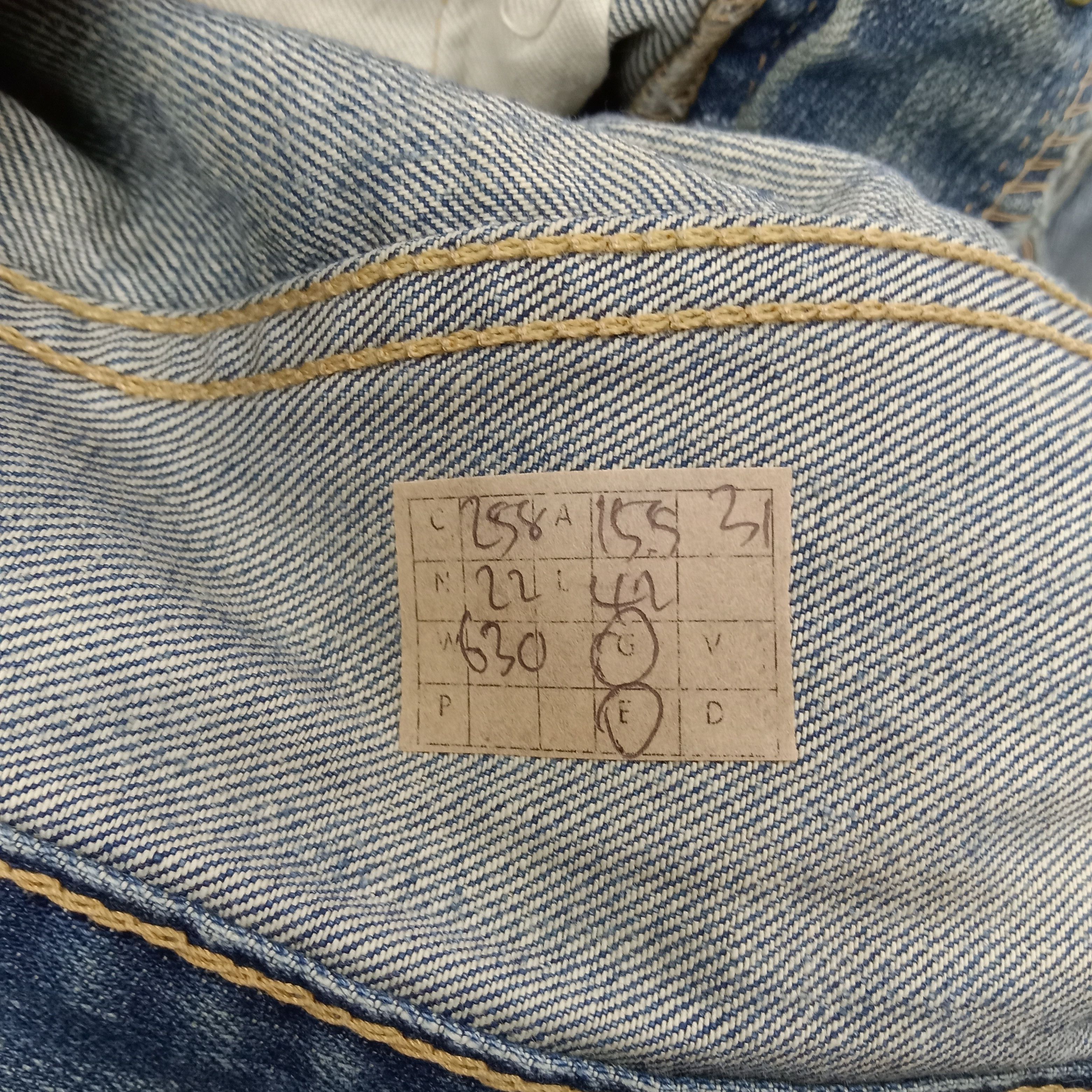 Levi's Levi's 501 Distressed Style Grunge Denim Jeans C258N22 Size US 31 - 16 Thumbnail
