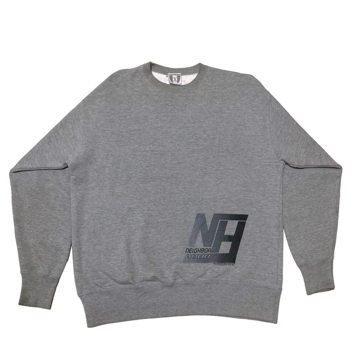 image of Neighborhood x Vintage Neigborhood Skate Sweatshirt in Grey, Men's (Size XL)