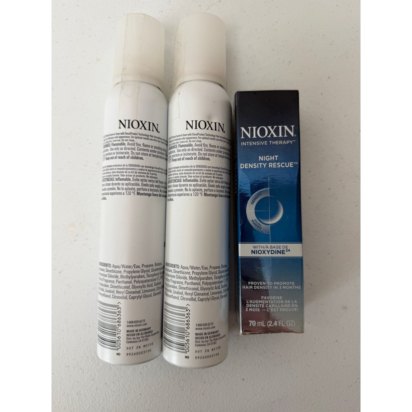 Other Nioxin 3D Density Defend Foam X2 + Night Density Rescue Set Size ONE SIZE - 3 Thumbnail