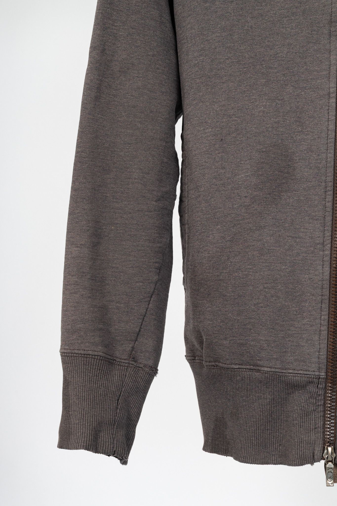 Maharishi Maharishi Brown Cotton Embroidered-Back Zip Hoodie Size US M / EU 48-50 / 2 - 5 Thumbnail