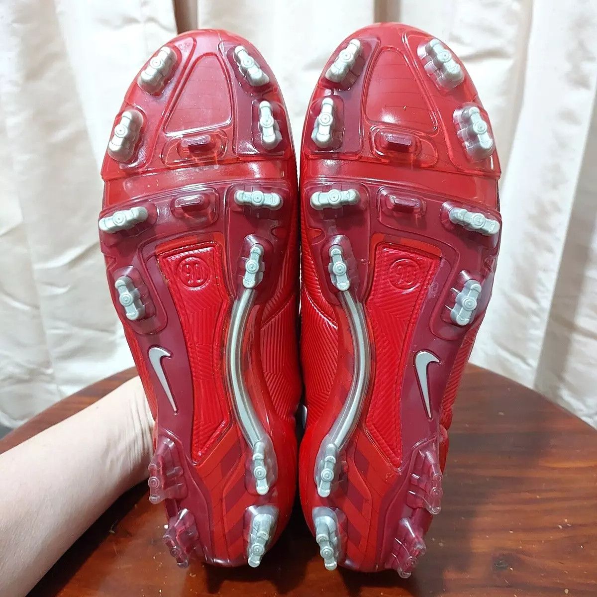 Nike T90 Laser II Elite FG Red 318793-606 Us10 Uk9 28CM RARE!!! Size US 9 / EU 42 - 15 Thumbnail